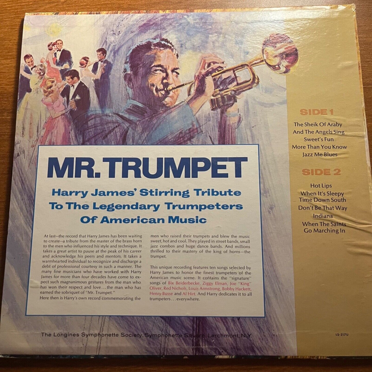 Harry James and His Orchestra - Mr.Trumpet - SYS 5459 - Vinyl Record LP