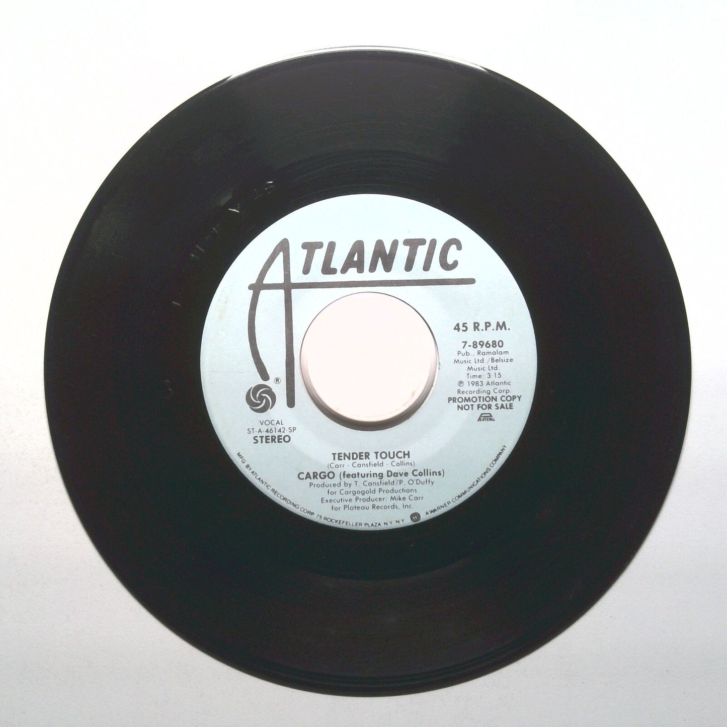 Tender Touch - Cargo - Promo Vinyl 45 PRM 7"