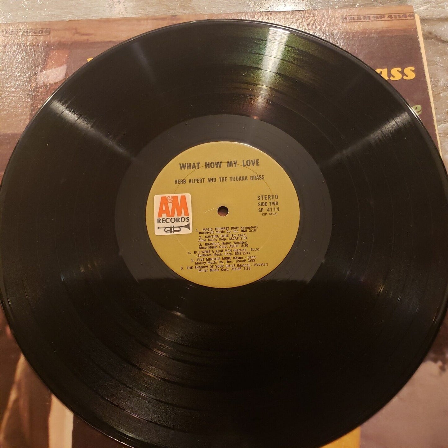 Herb Alpert And The Tijuana Brass - What Now My Love - SP 4114 Vinyl Record LP