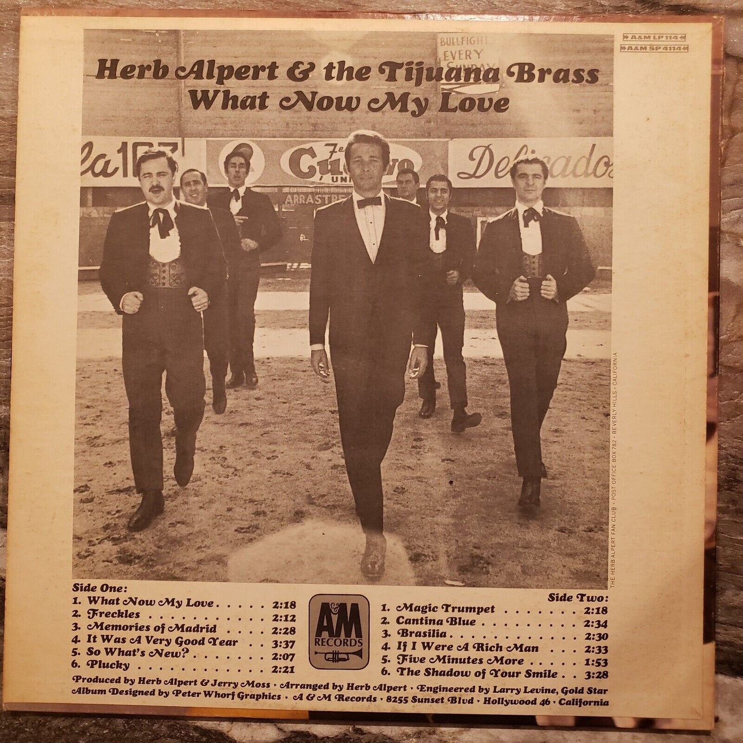 Herb Alpert And The Tijuana Brass - What Now My Love - SP 4114 Vinyl Record LP