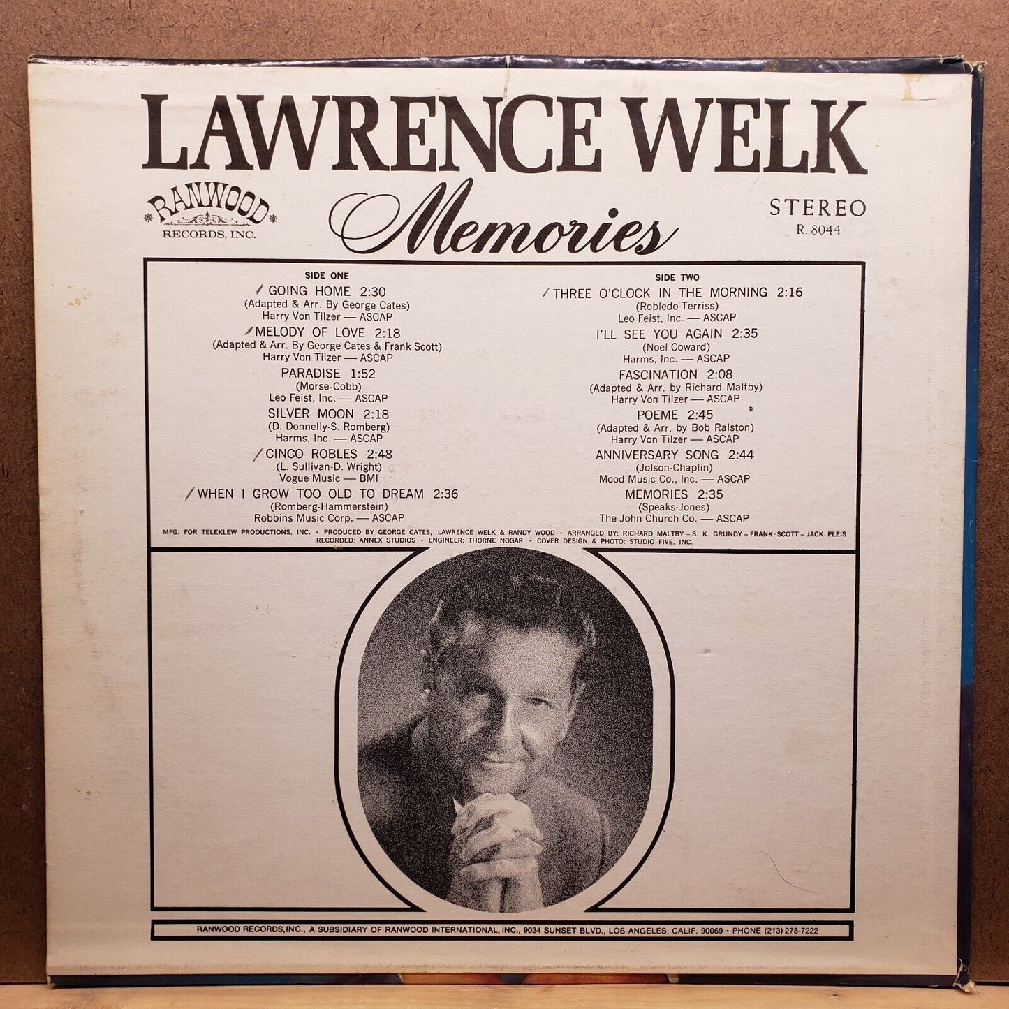 Lawrence Welk - Memories - LPS-50,088 - Vinyl Record LP