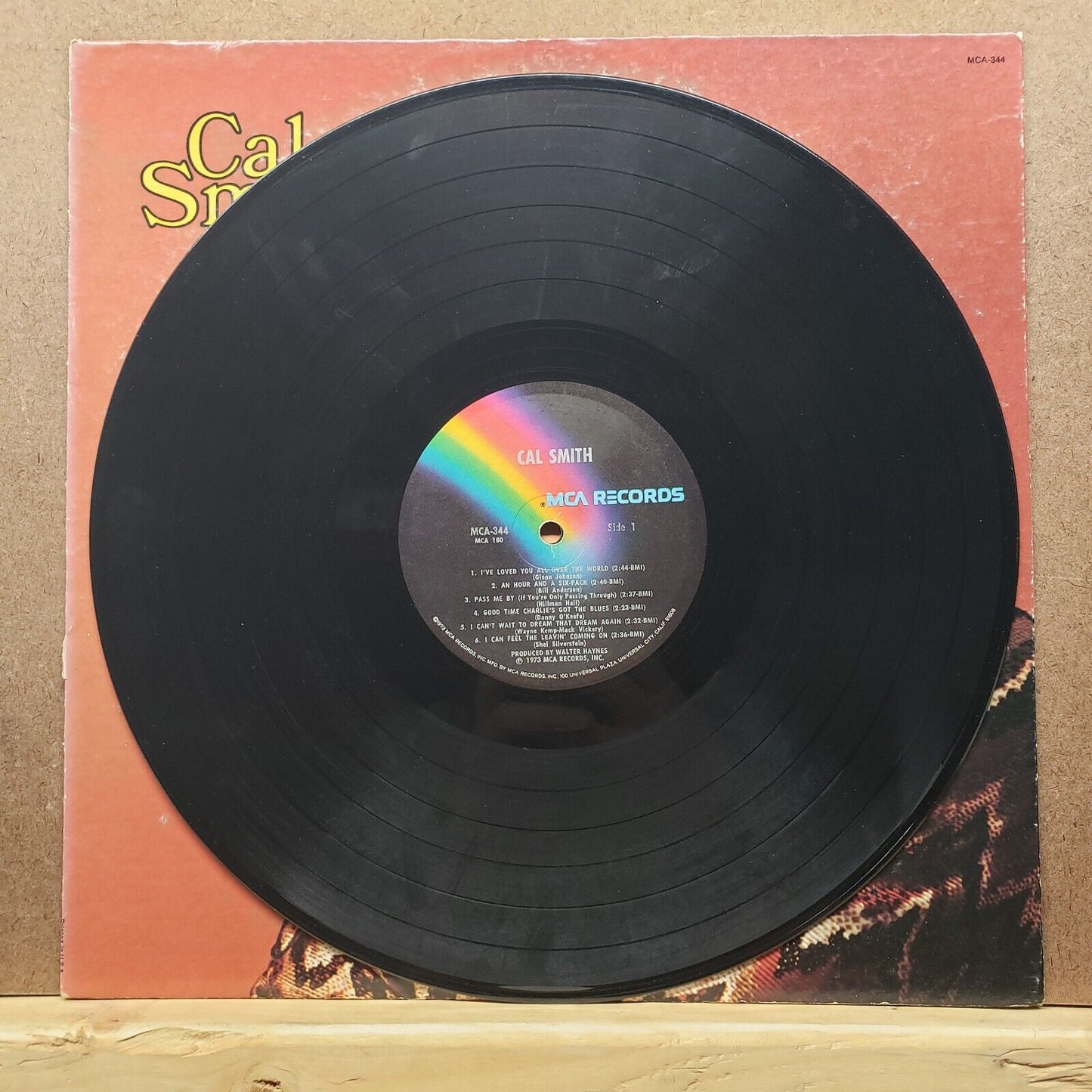 Cal Smith - MCA 344 - 1973 - Vinyl Record LP