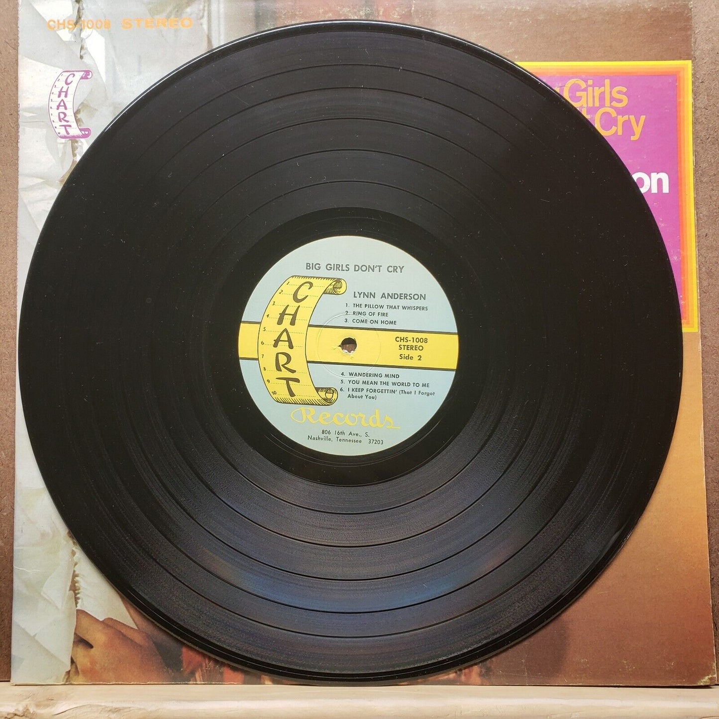 Lynn Anderson - Big Girls Don't Cry - CHS-1008 - Vinyl Record LP