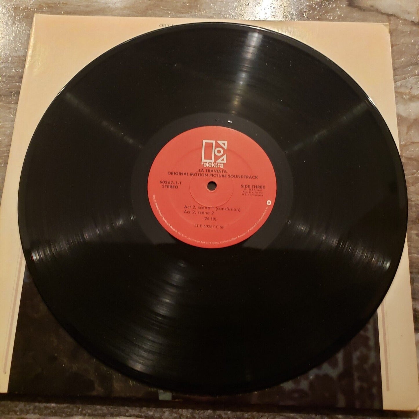 La Traviata - Original Motion Picture Soundtrack - 1983 Vinyl Record LP