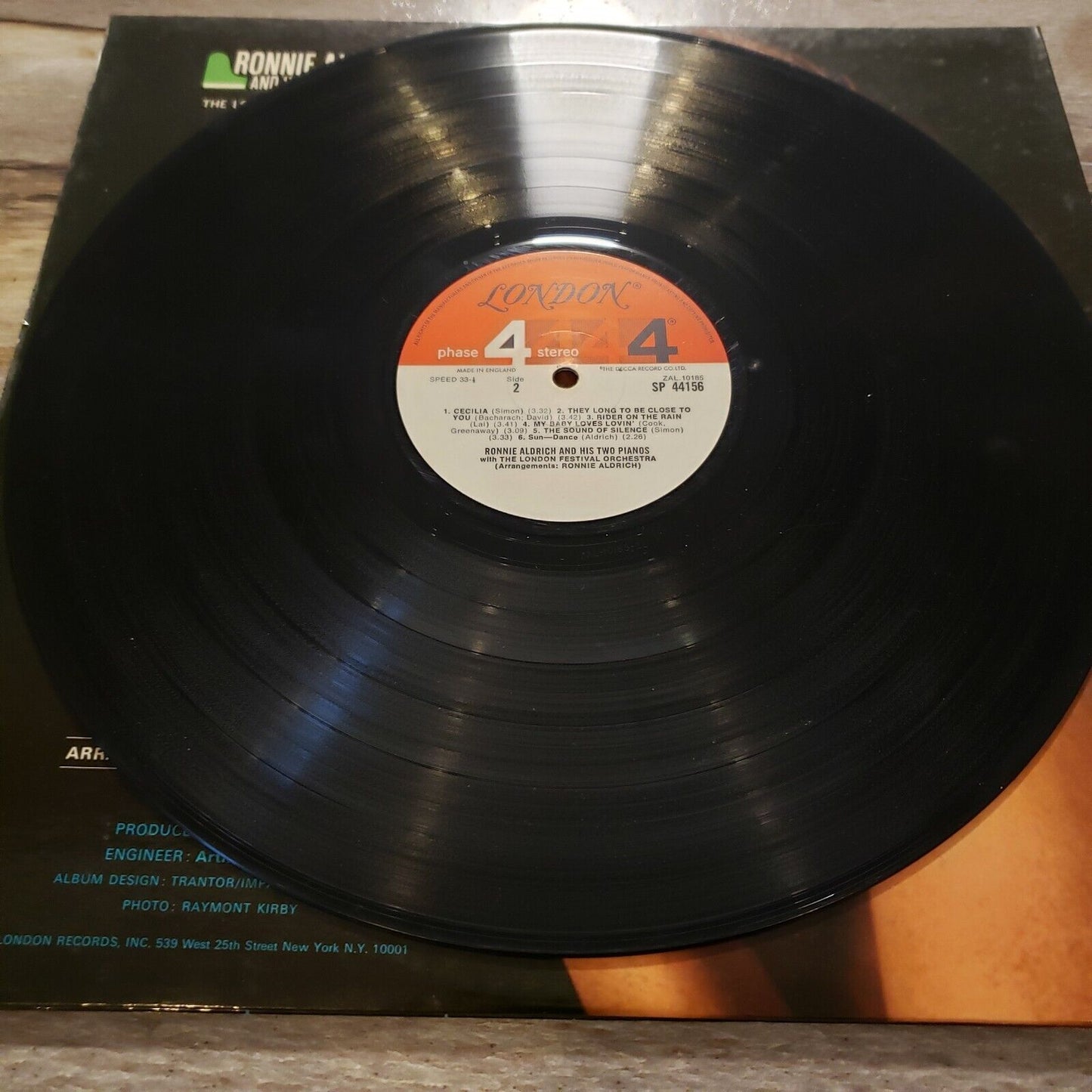 Ronnie Aldrich And His Two Pianos - Close To You - SP 44156 - Vinyl Record LP