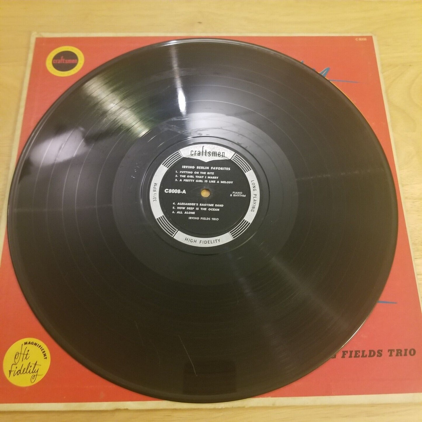 Irving Berlin - Favorites - C-8008 Vinyl Record LP