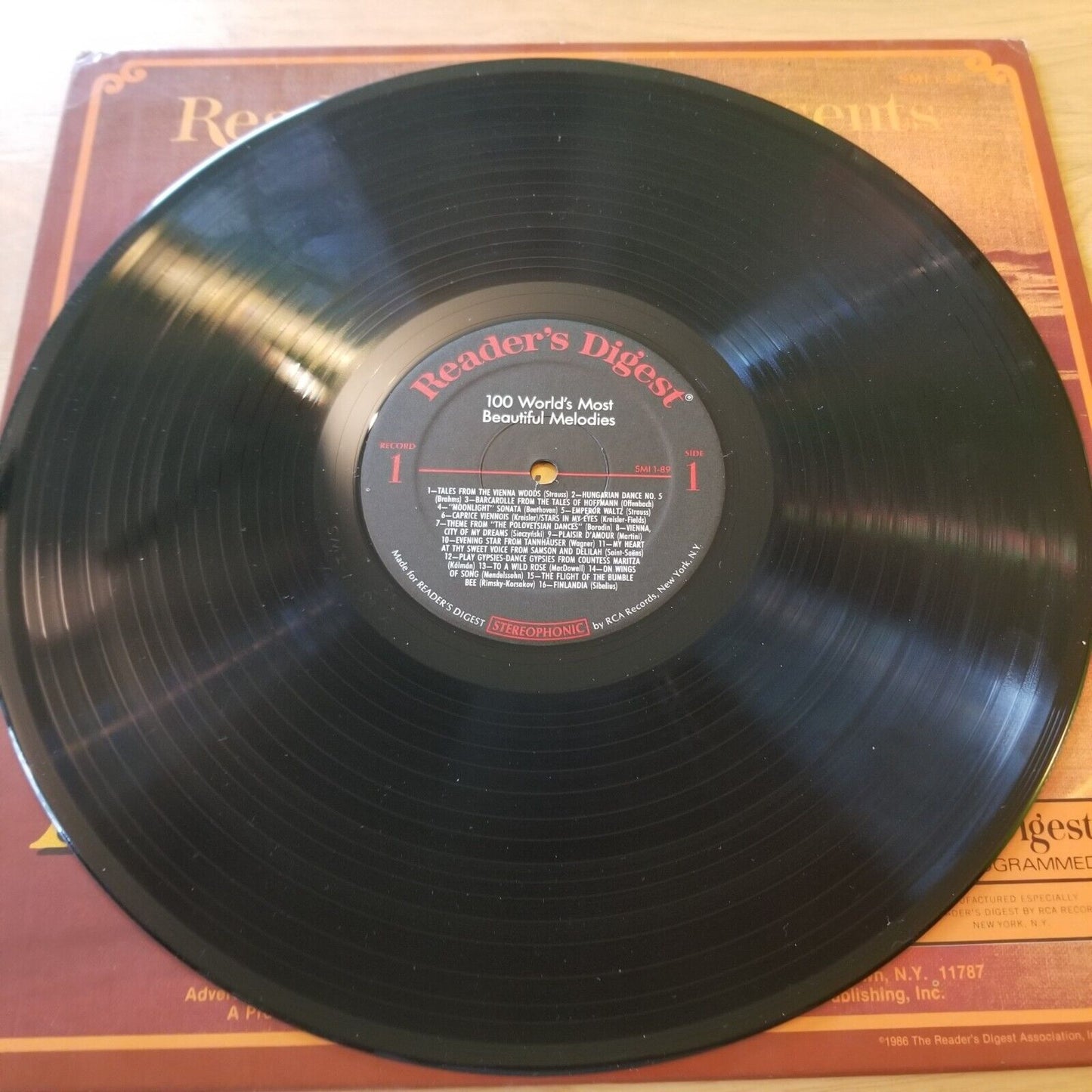 Reader's Digest - 100 World's Most Beautiful Melodies Vol. 1 - SMI-189 Vinyl