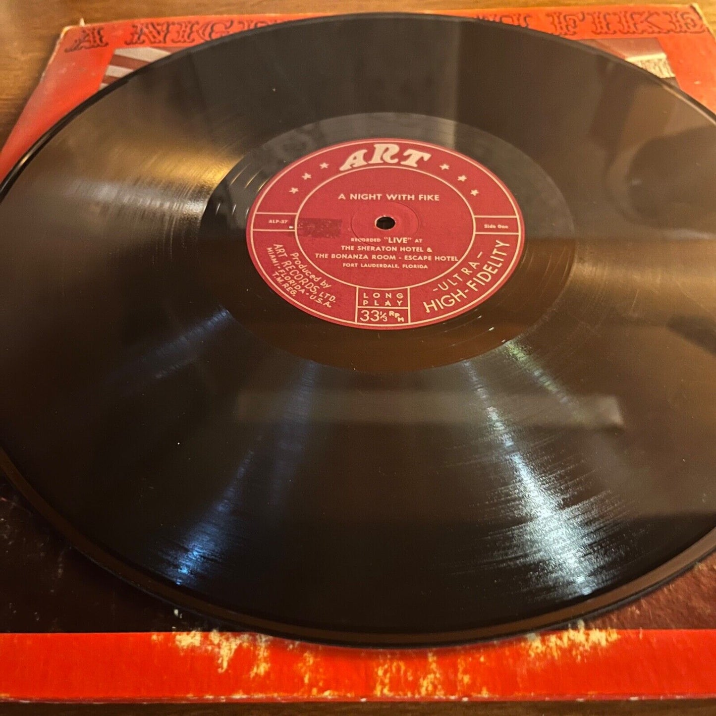 A Night With Fike - ALP 37 - Vinyl Record LP