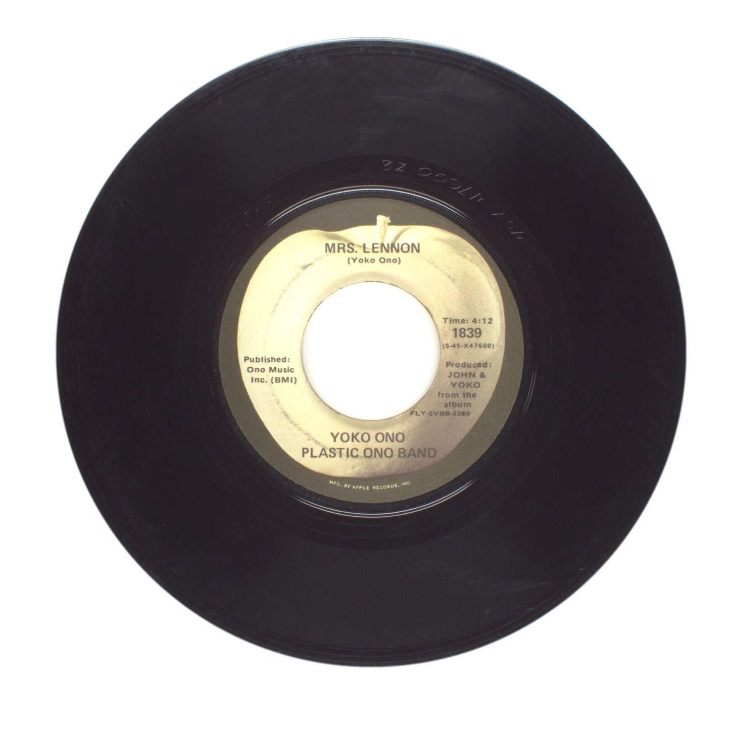 Yoko Ono; Plastic Ono Band - Midsummer New York; Mrs. Lennon - Vinyl 45 RPM 7"