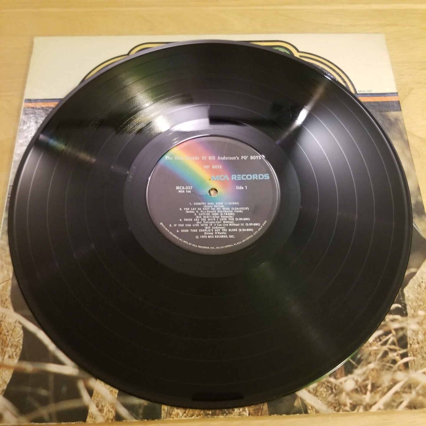 The Rich Sounds of Bill Anderson's Po' Boys - MCA-337 Vinyl Record LP