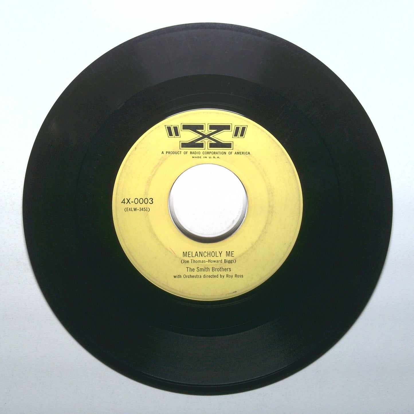 The Smith Brothers - It Was Worth it; Melancholy Me - Vinyl 45 RPM 7"