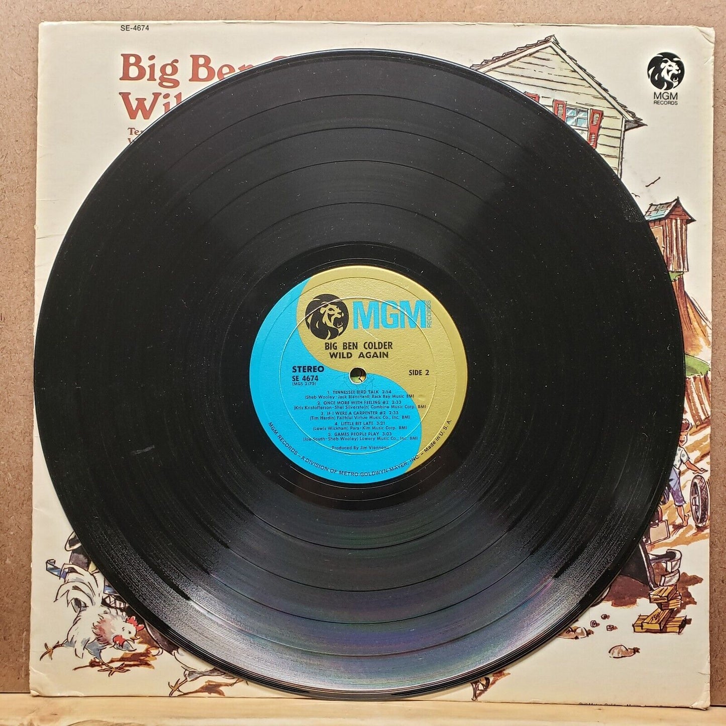 Big Ben Colder - Wild Again - SE 4674 - Vinyl Record LP
