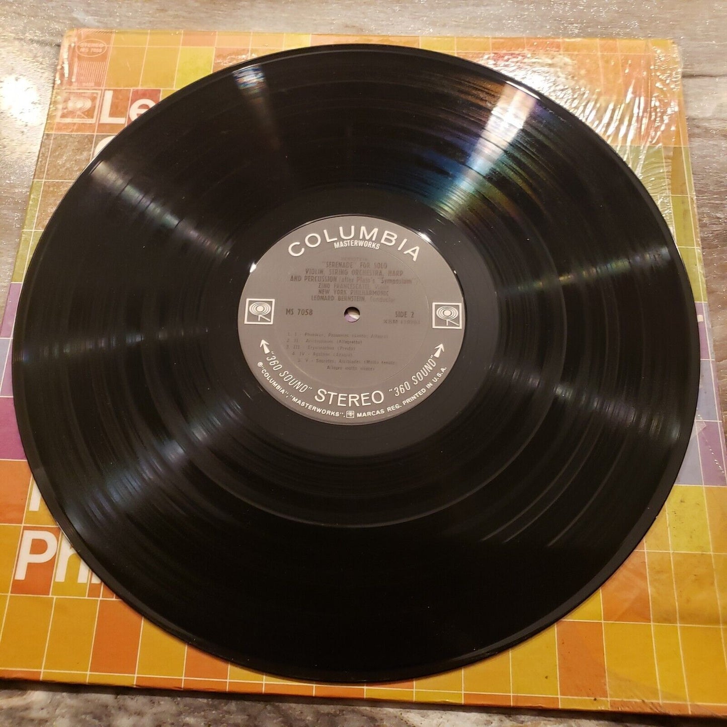 Leonard Bernstein - Copeland, New York Philharmonic - MS 7058 Vinyl Record LP