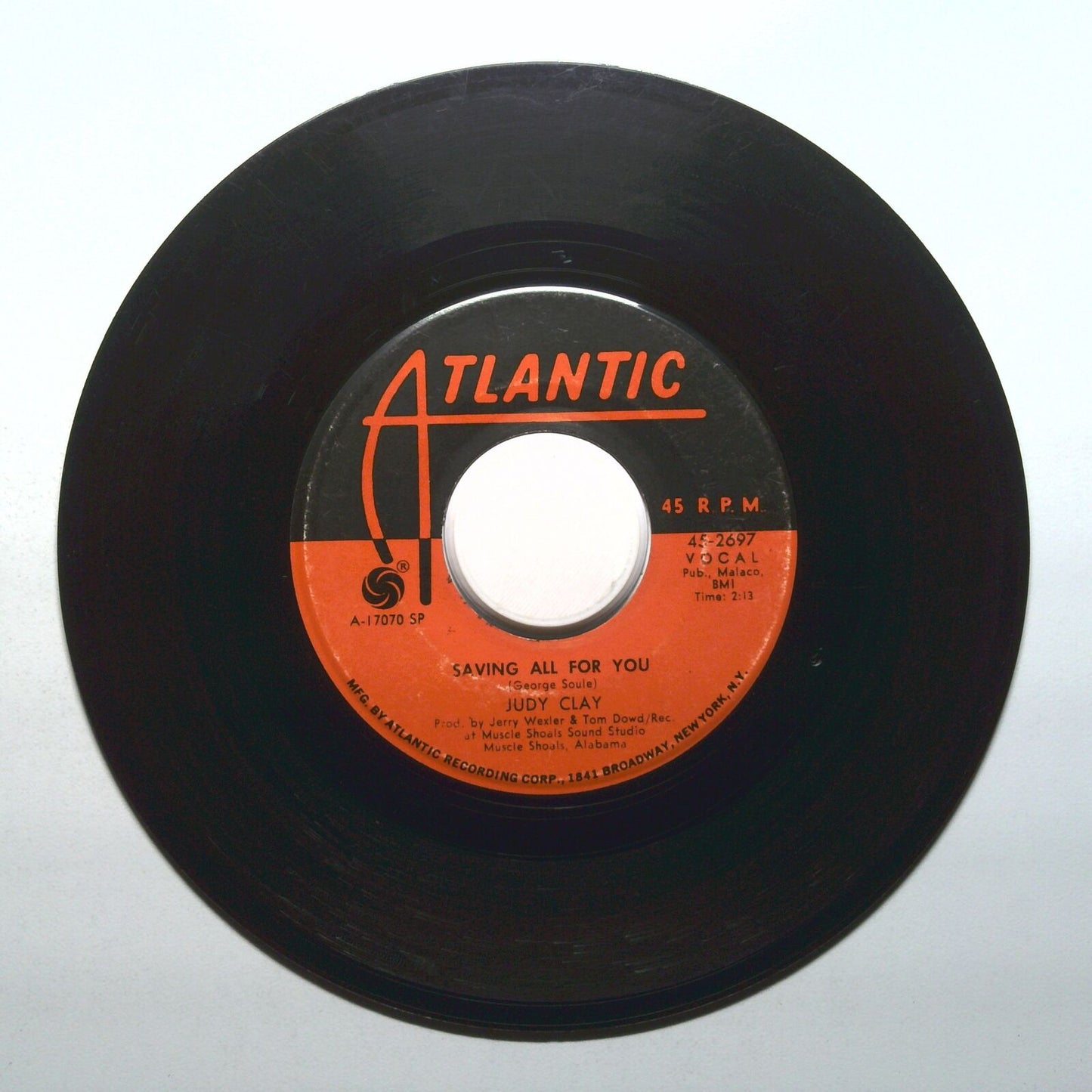 Judy Clay - Saving All For You; Greatest Love - Vinyl 45 RPM 7"