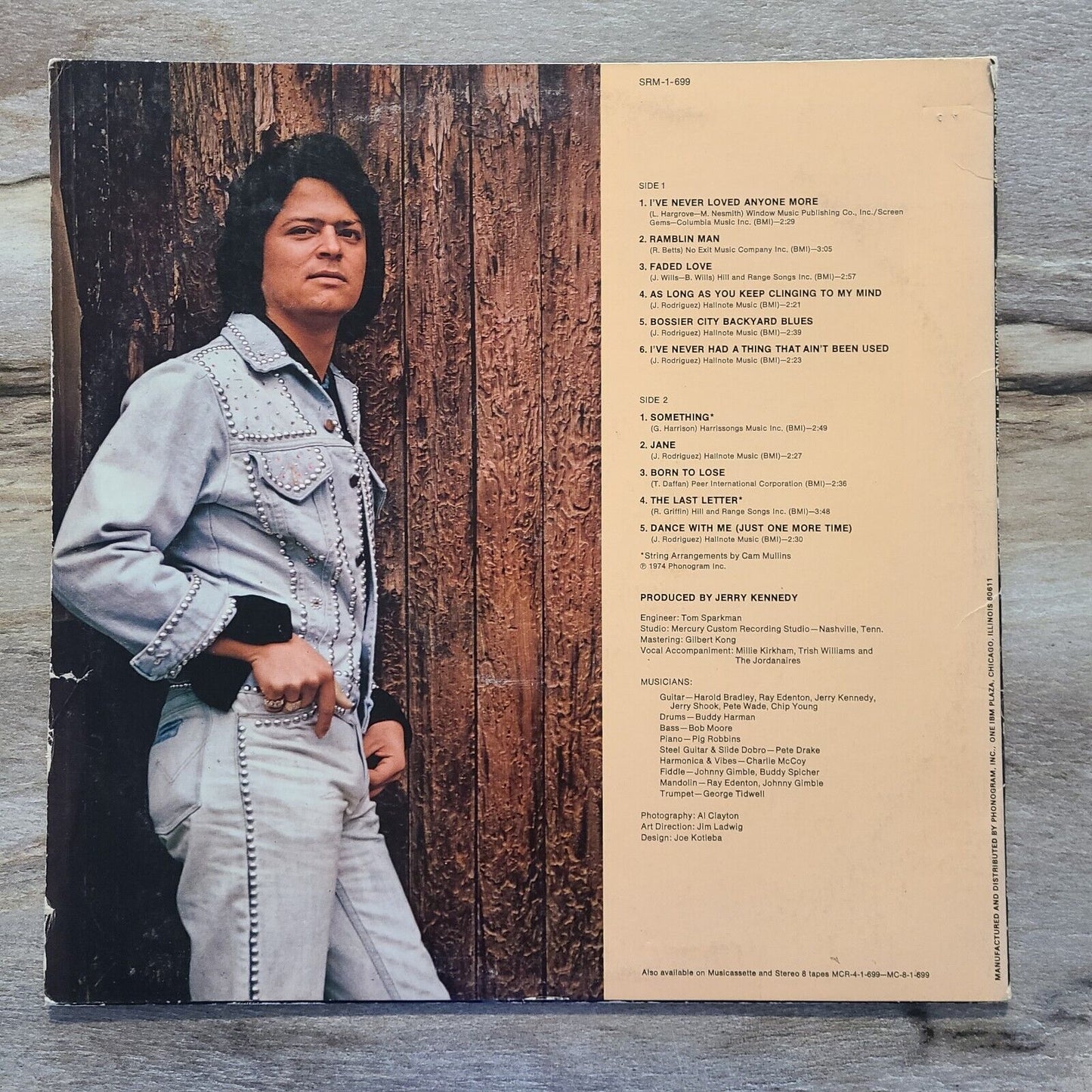 Johnny Rodriguez - My Third Album - SRM 699 - 1974 - Vinyl Record LP