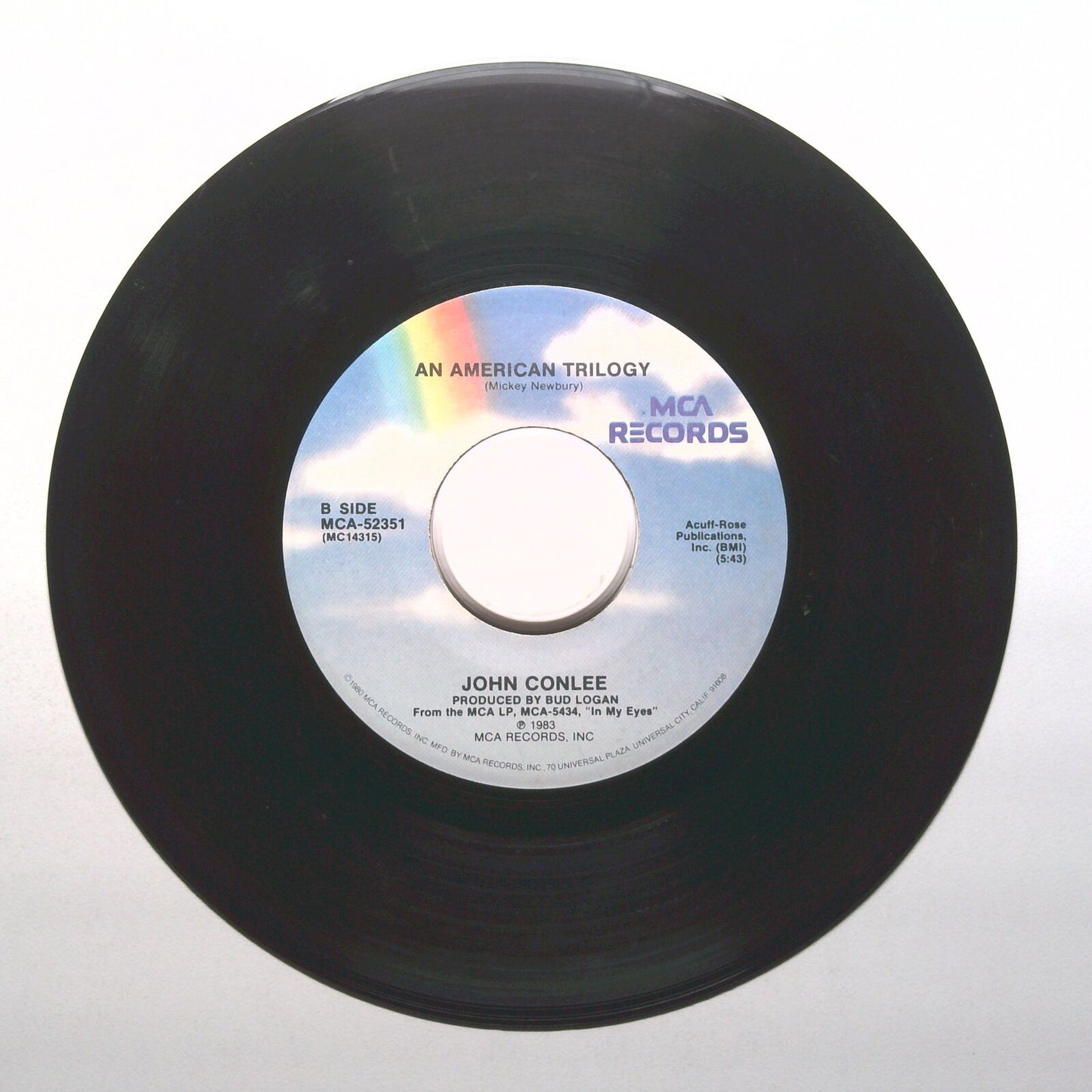 John Conlee - As Long As I'm Rockin' With You; An American Trilogy - Vinyl 45