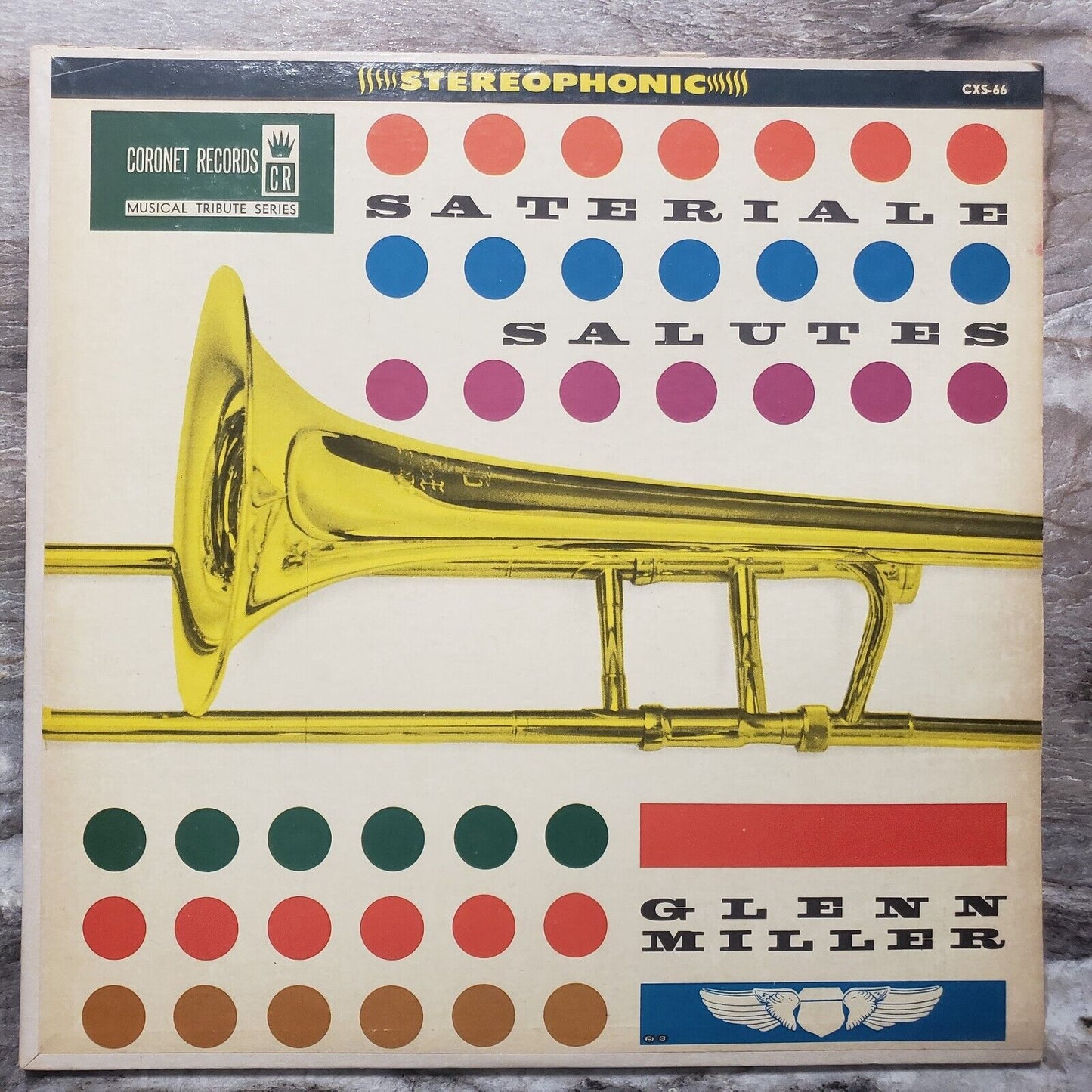 Sateriale - Salutes Glen Miller- CXS-66 Vinyl Record LP