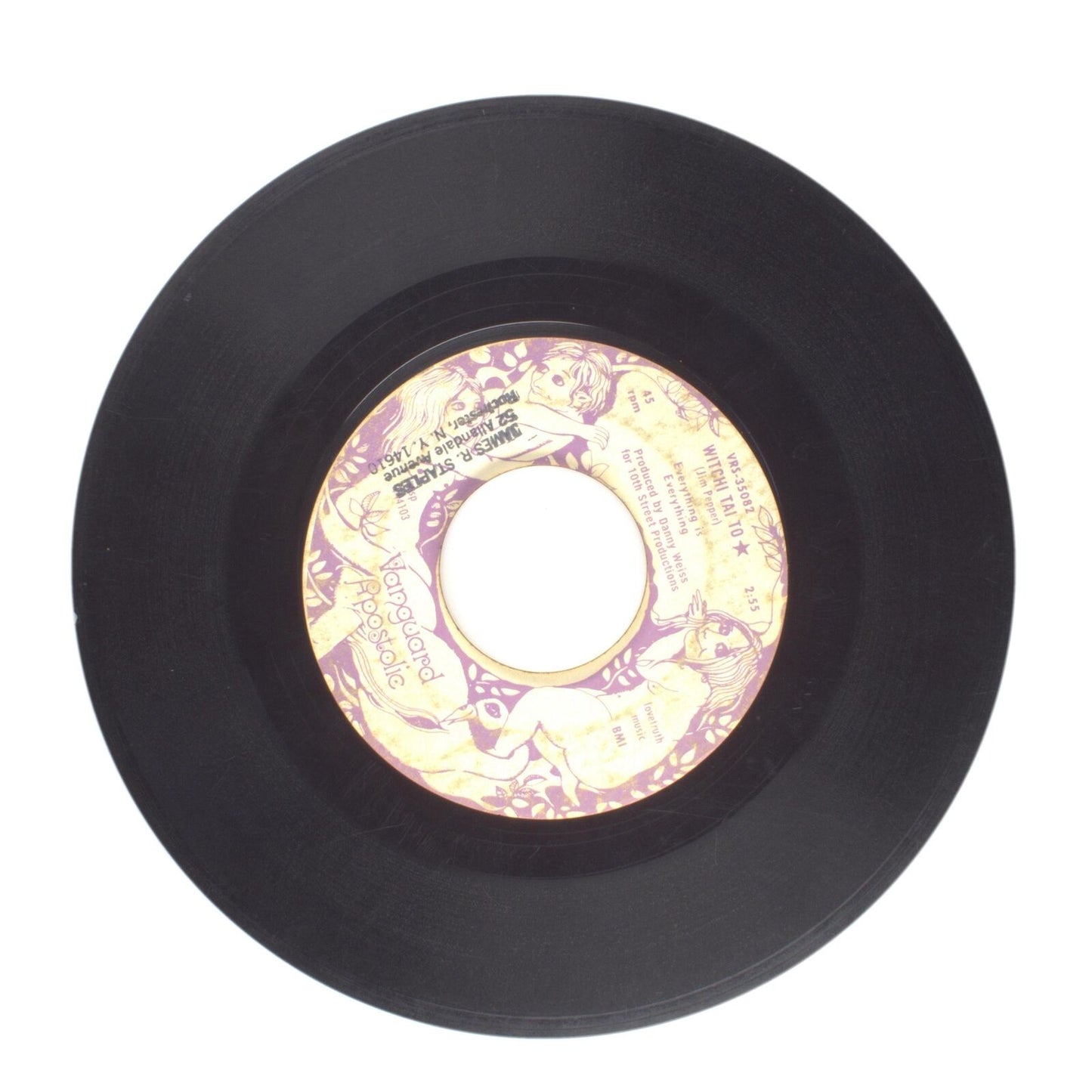 Timothy Clover - Witchi Tai To; Dog of Peace - Vinyl Record 45 RPM 7"