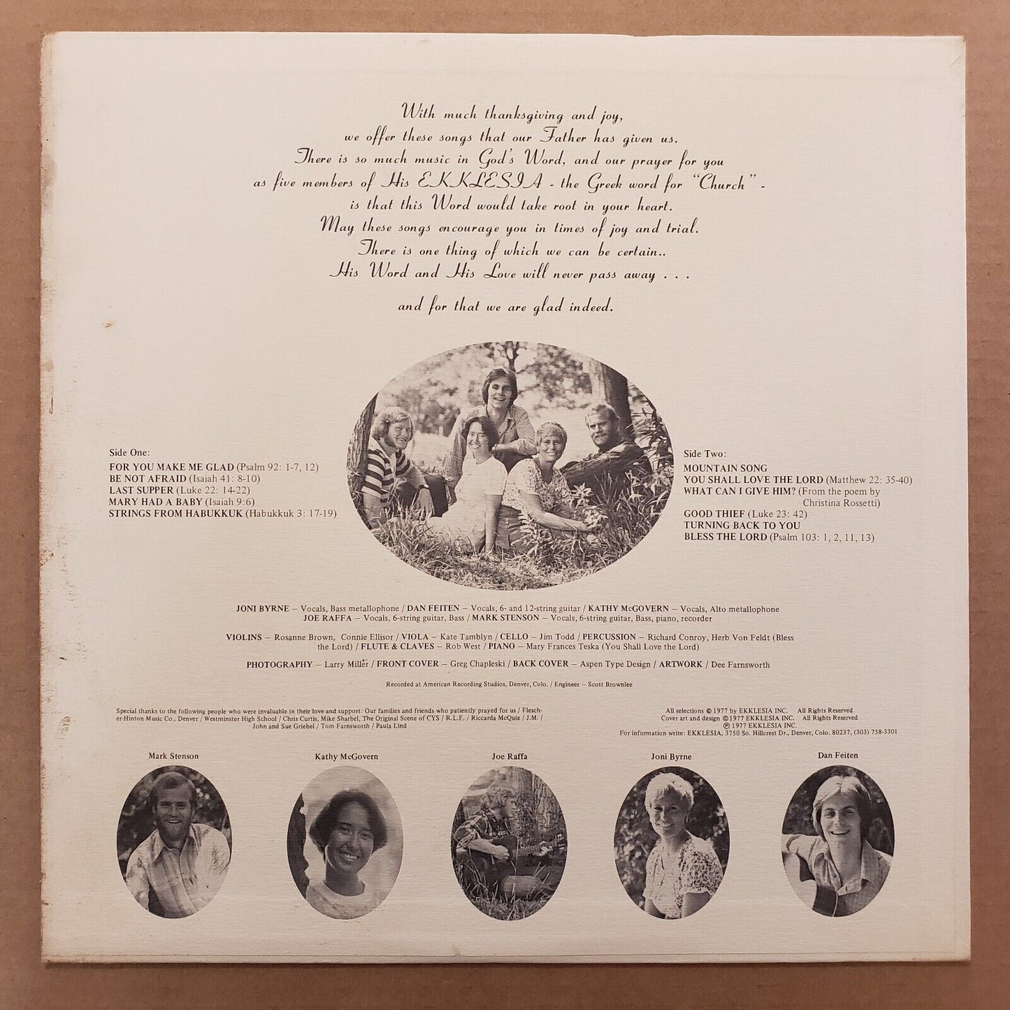 Elekksia - You Make Me Glad - 1977 Vinyl Record LP