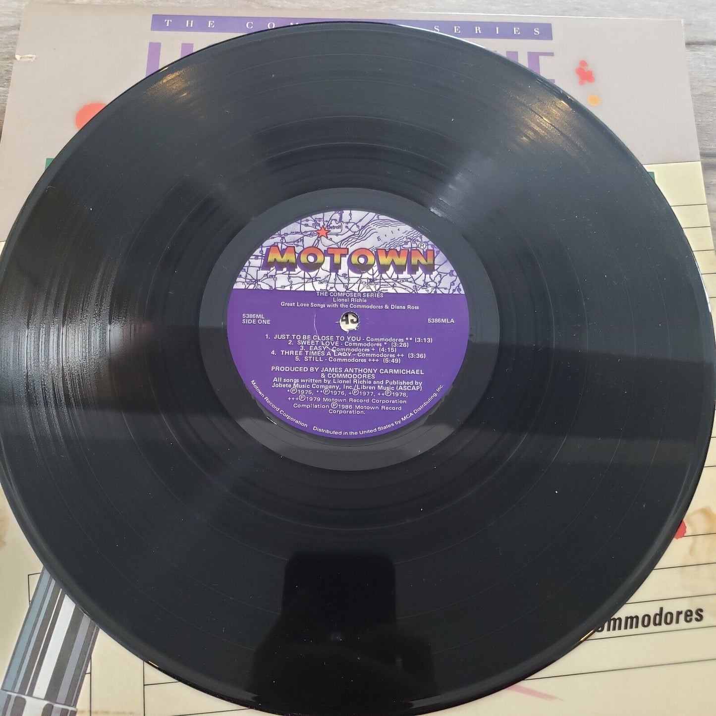 Lionel Ritchie - Great Love Songs With The Commodores And Diana Ross - 5386ML