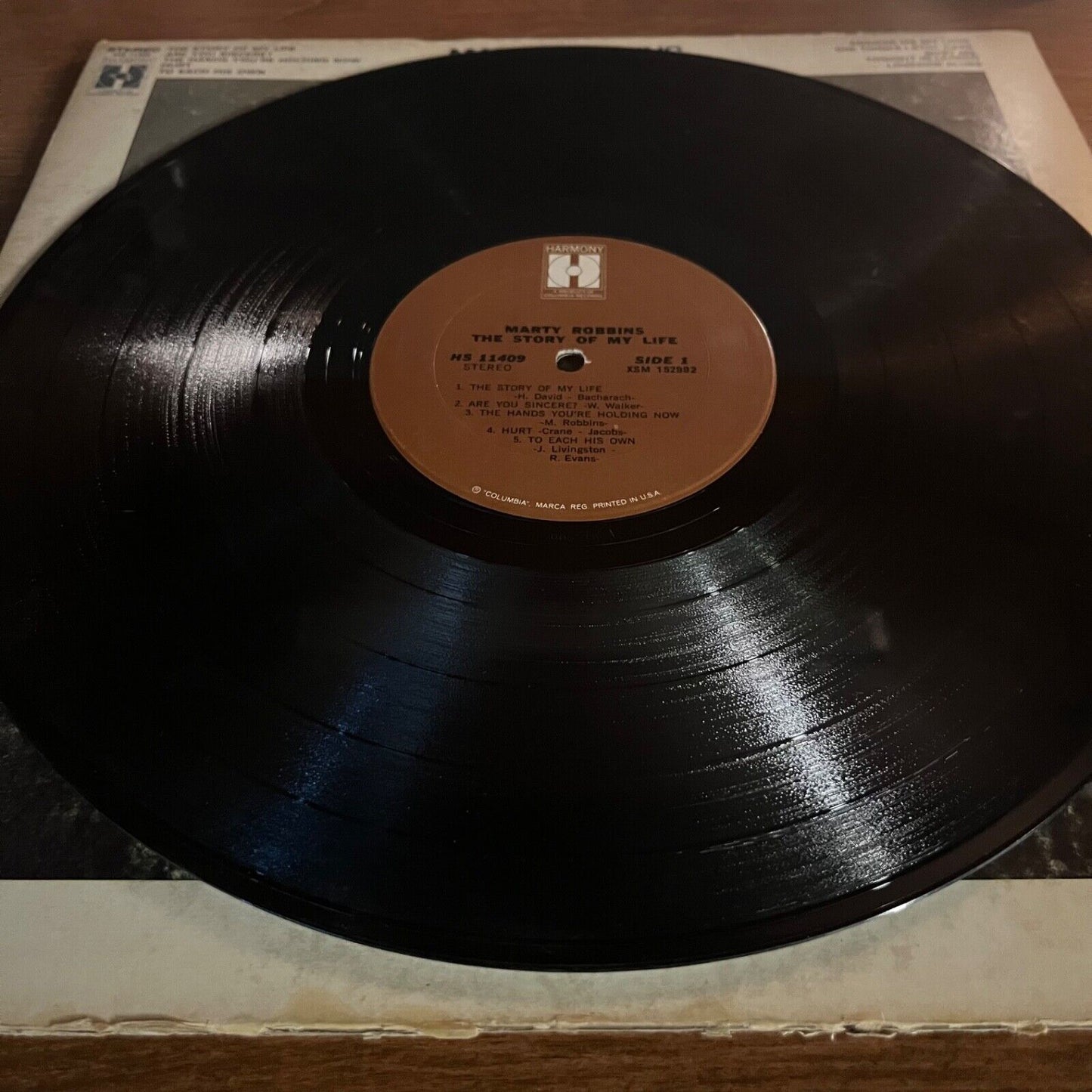 Marty Robbins - The Story Of My Life - HS 11409 - Vinyl Record LP