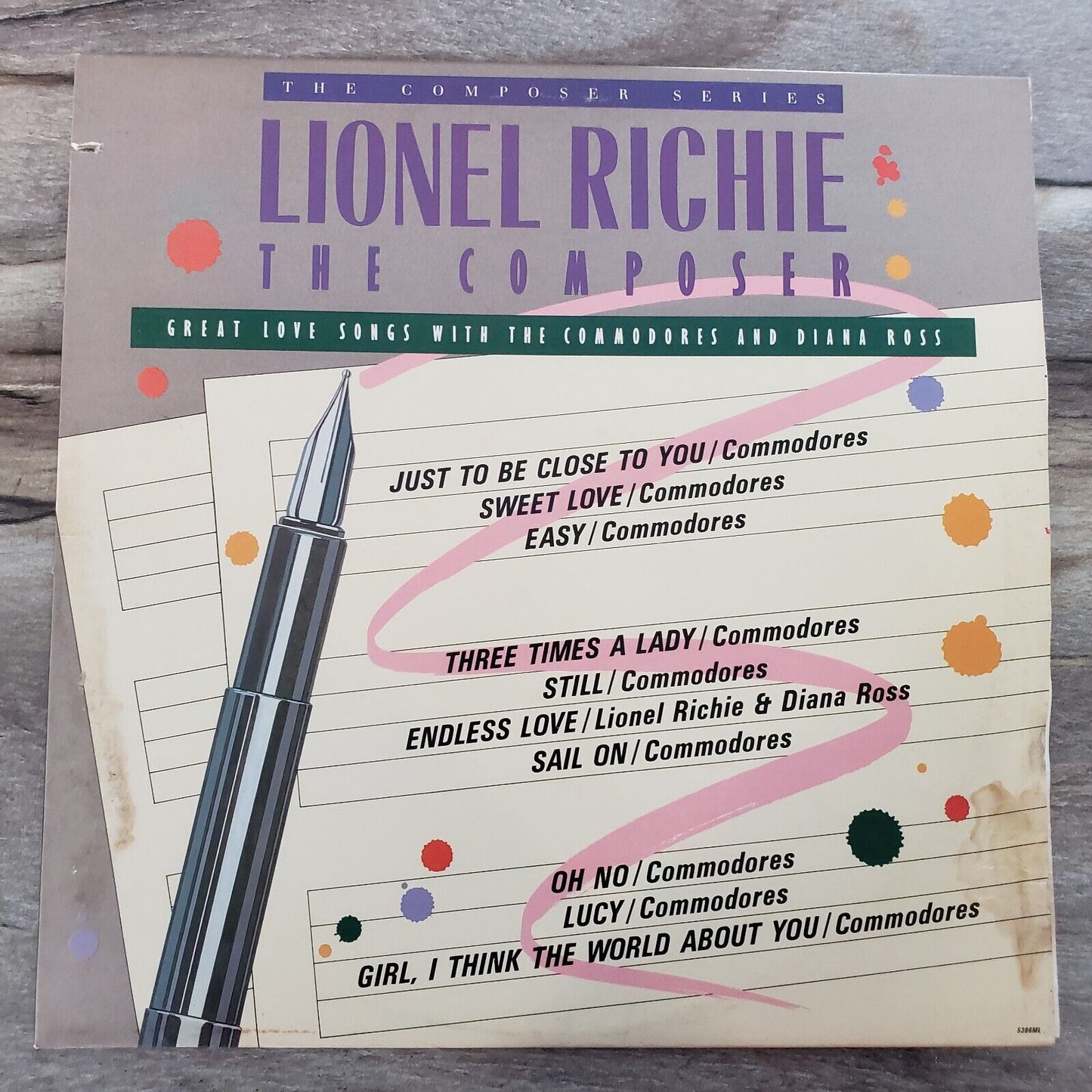 Lionel Ritchie - Great Love Songs With The Commodores And Diana Ross - 5386ML