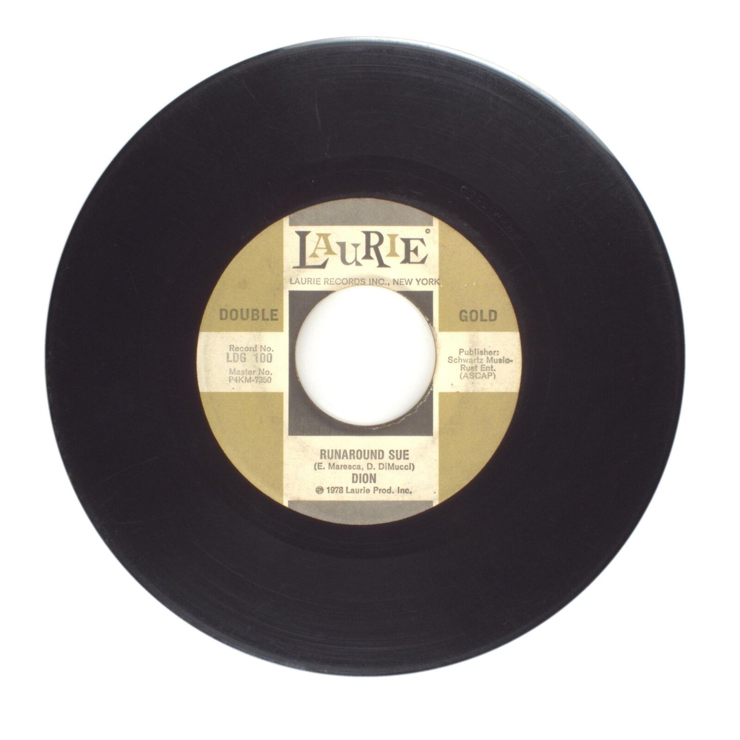 Dion & The Belmonts; Dion - I Wonder Why; Runaround Sue - Vinyl Record 45 RPM 7"