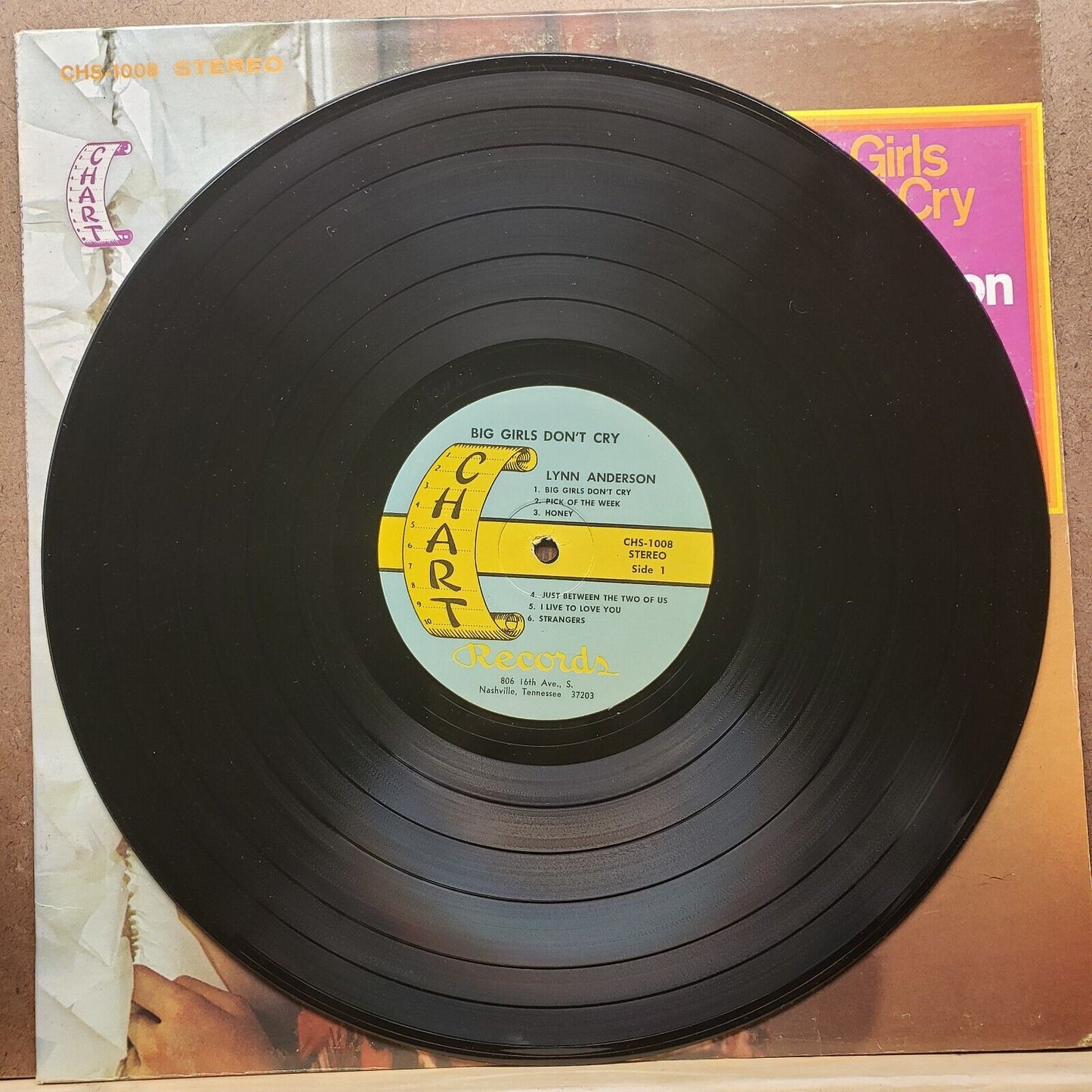 Lynn Anderson - Big Girls Don't Cry - CHS-1008 - Vinyl Record LP