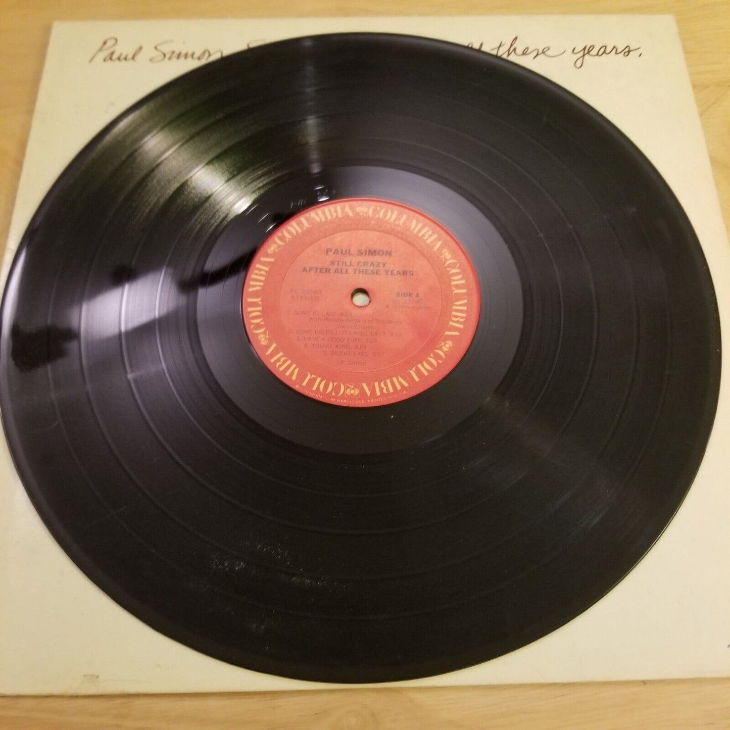 Paul Simon - Still Crazy After All These Years - PC-33540 Vinyl Record LP