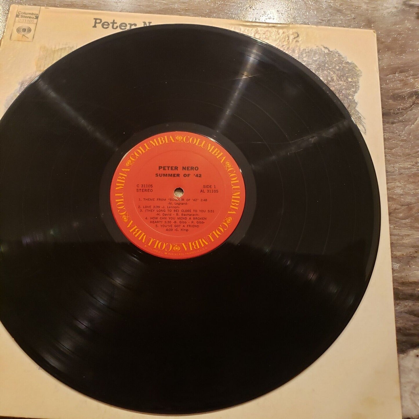 Peter Nero - Summer Of 42 - BL 31105 Vinyl Record LP