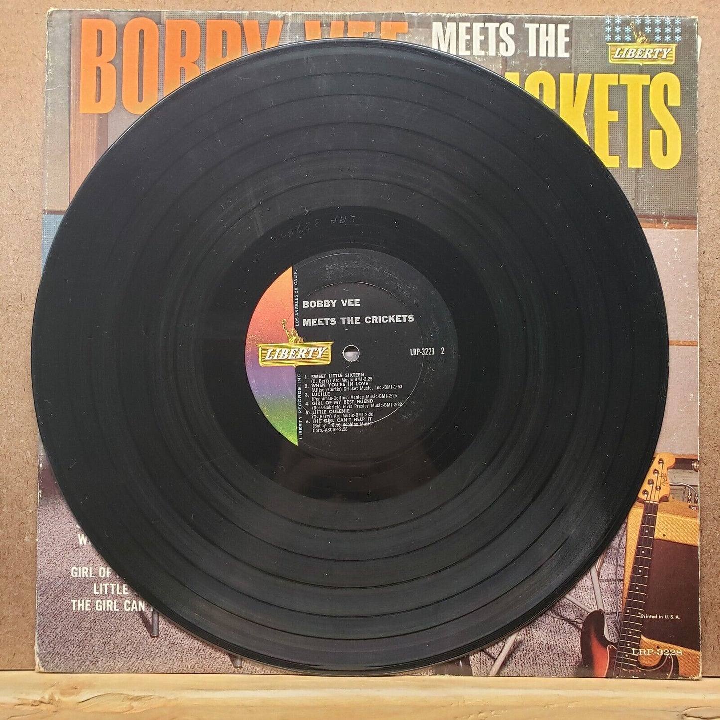 Bobby Vee - Meets The Crickets - LRP 3228 - Vinyl Record LP