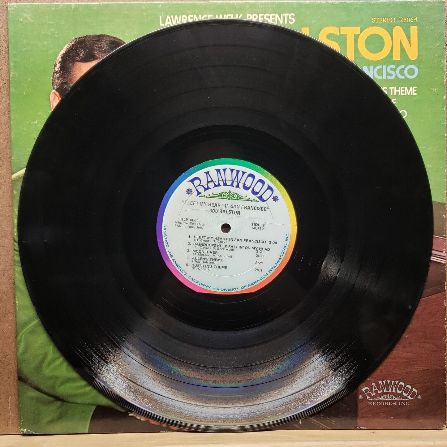 Bob Ralston - I Left My Heart In San Fransisco - RLP 8064 - Vinyl Record LP