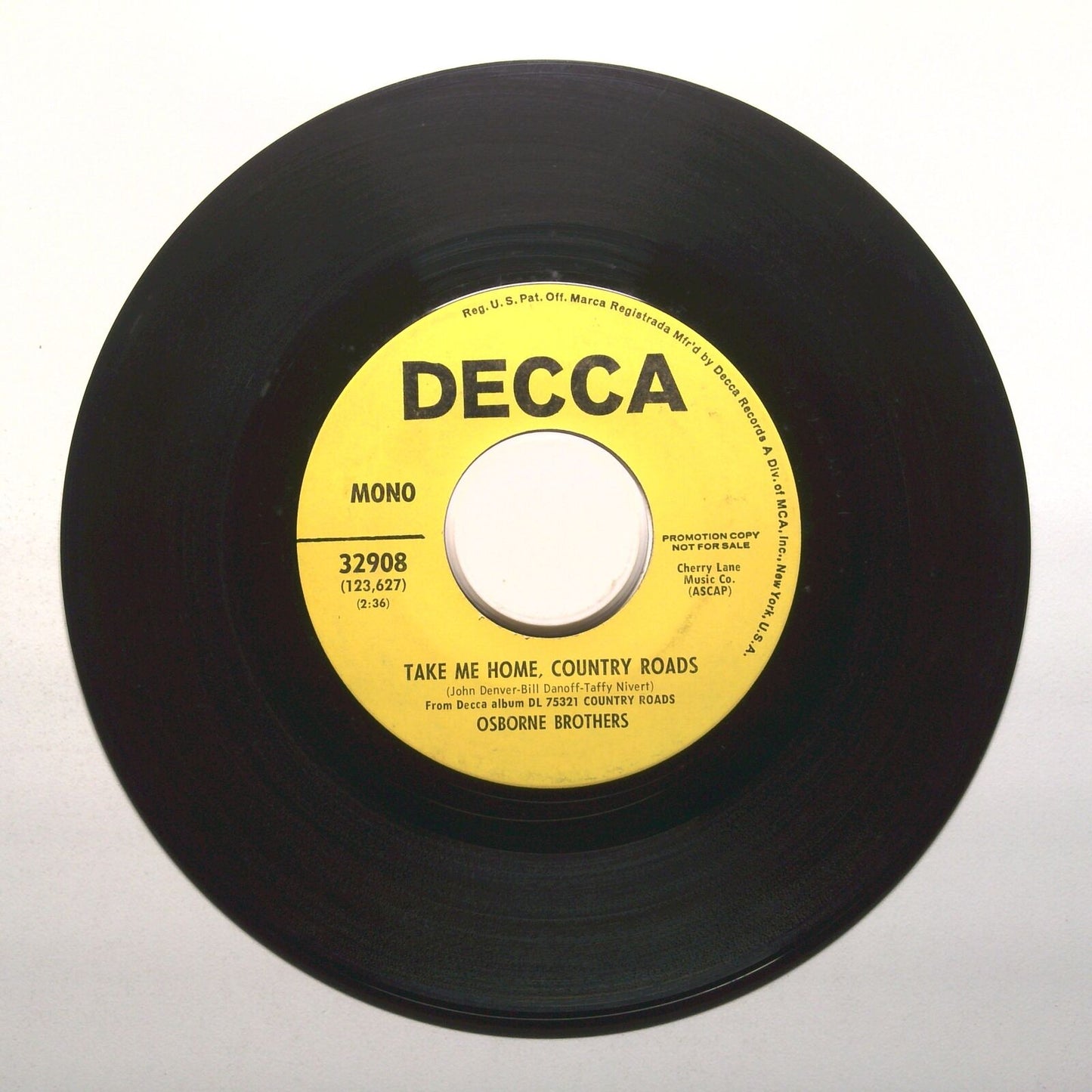 Osborne Brothers - Tears Are No Stranger; Take Me Home, Country Roads