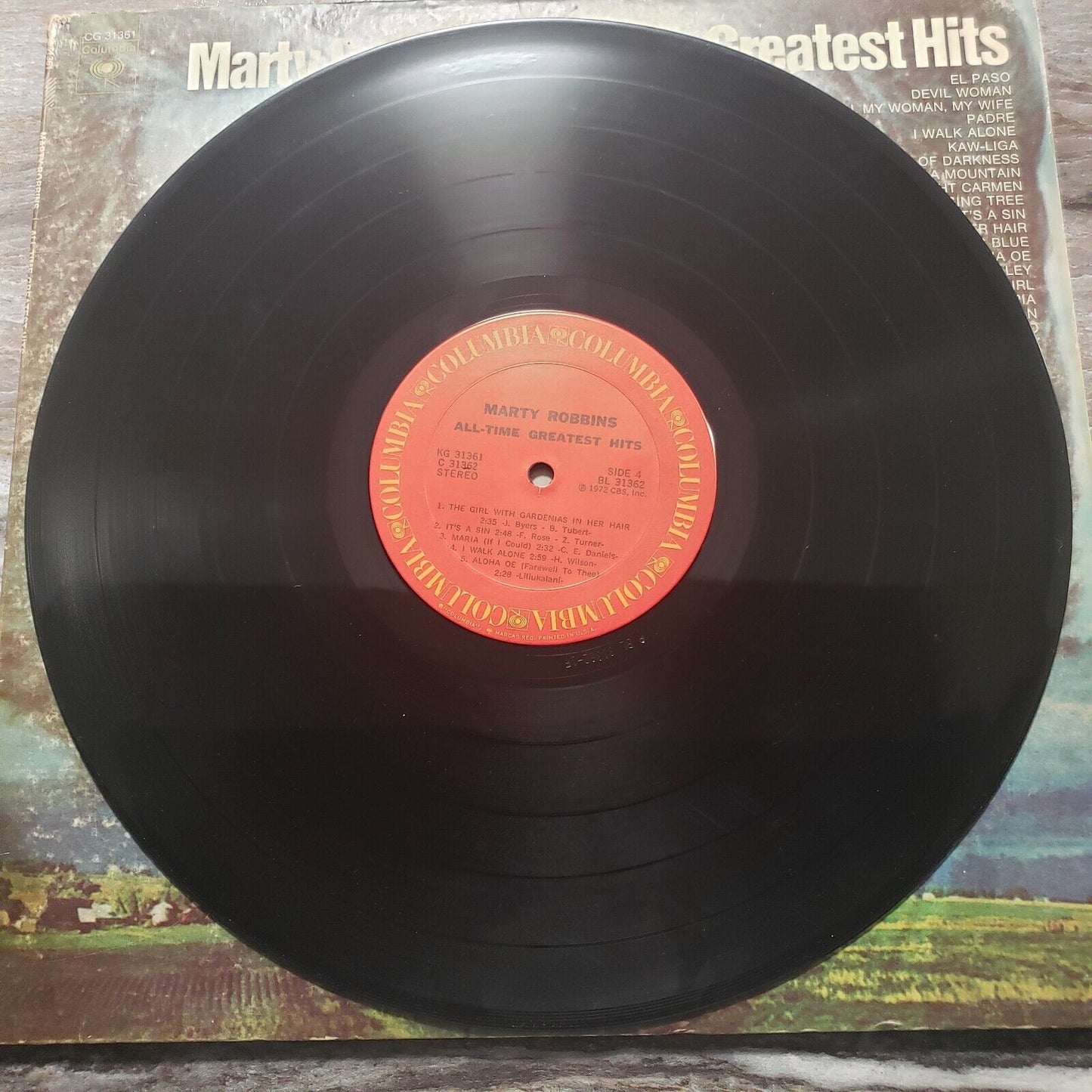 Marty Robbins - All-time Greatest Hits - 2 Disk Set! KG 31361 Vinyl Record LP