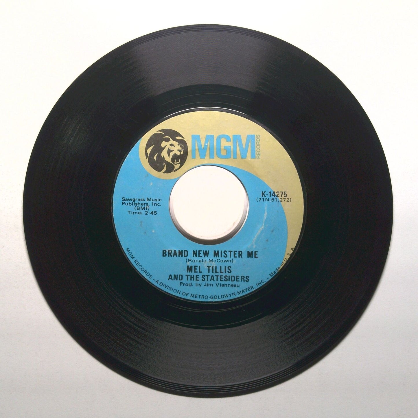 Mel Tillis And The Statesiders - Brand New Wrapper; Brand New Mister Me - 45 RPM