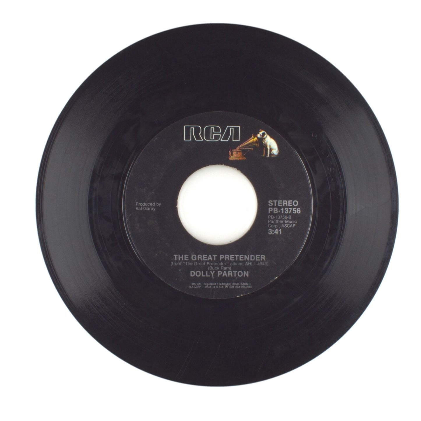 Dolly Parton - Downtown; The Great Pretender - Vinyl Record 45 RPM 7"