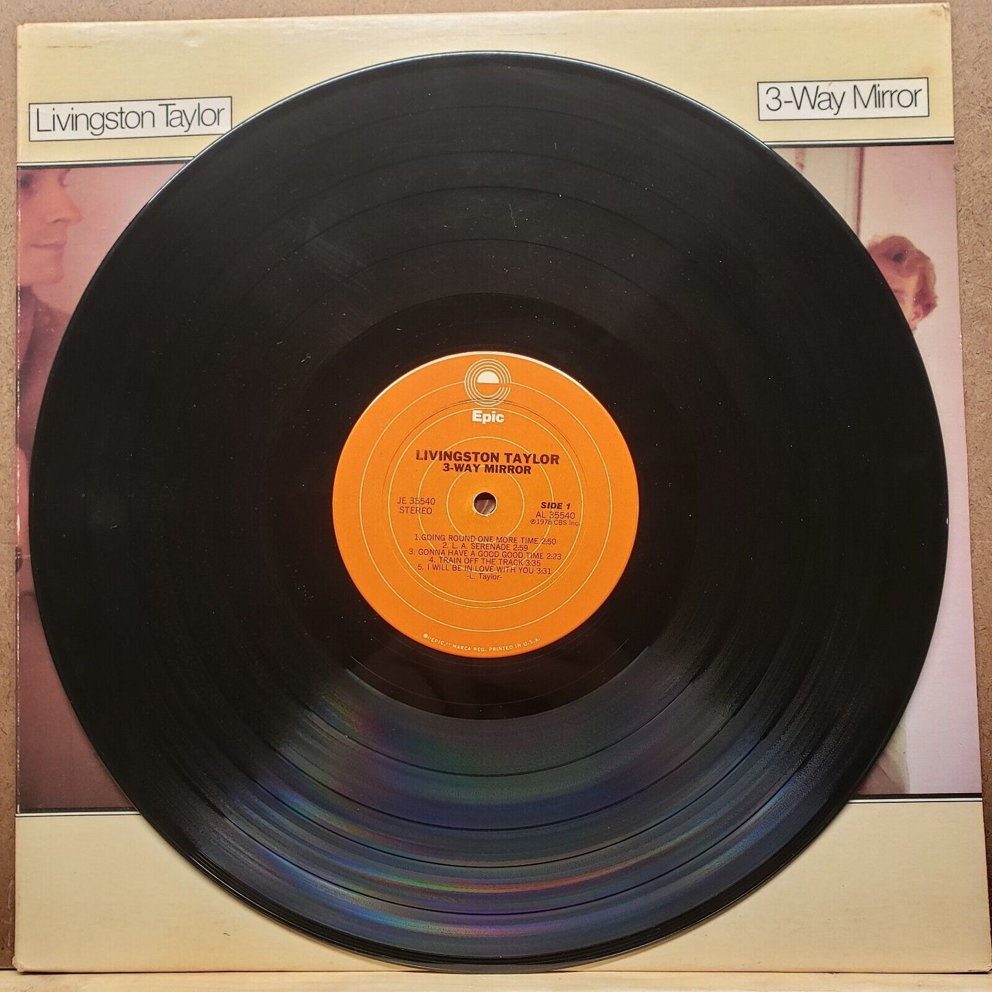 Livingston Taylor - 3-Way Mirror - JE 35540 - 1978 - Vinyl Record LP