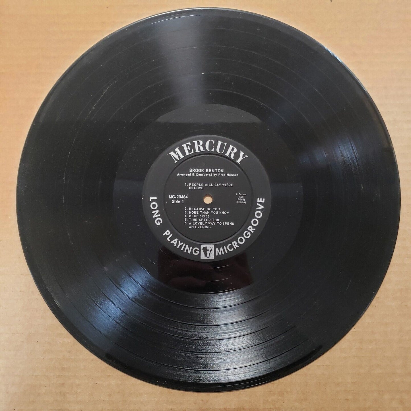 Brook Brenton - Endlessly - MG-20464 Vinyl Record LP