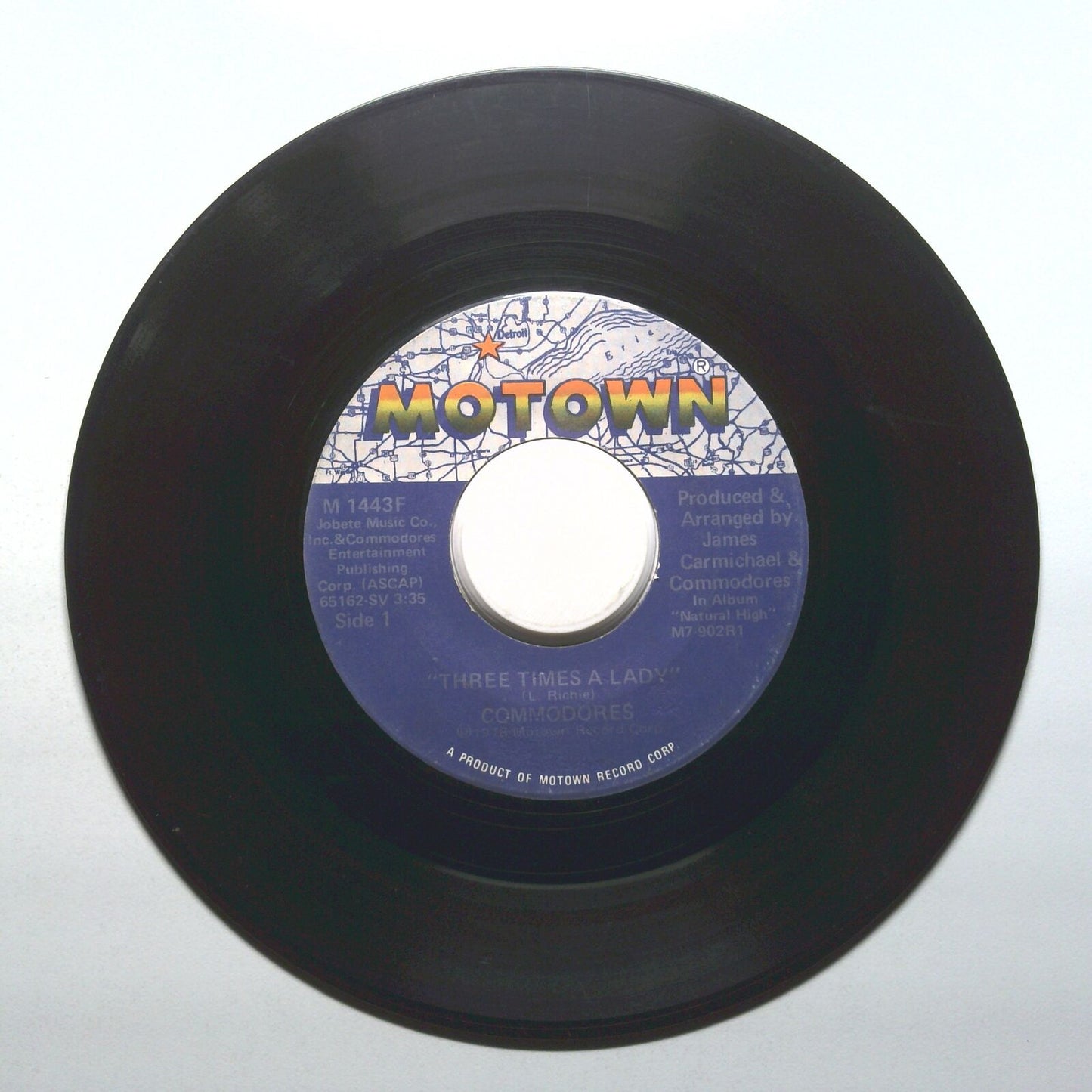 Commodores - Look What You've Done To Me; Three Times A Lady - Vinyl 45 RPM 7"