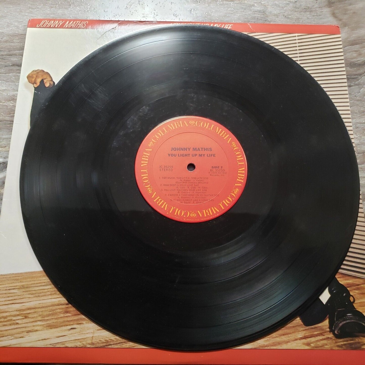 Johnny Mathis - You Light Up My Life - 1978 JC 35259 Vinyl Record LP