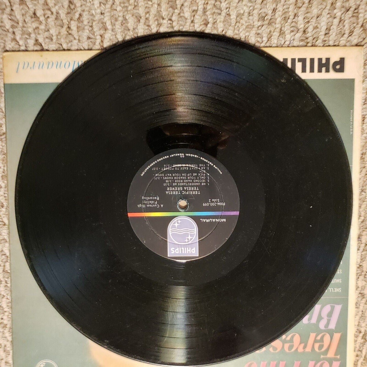 Teresa Brewer - Terrific Teresa - PHM-200-099 Vinyl Record LP