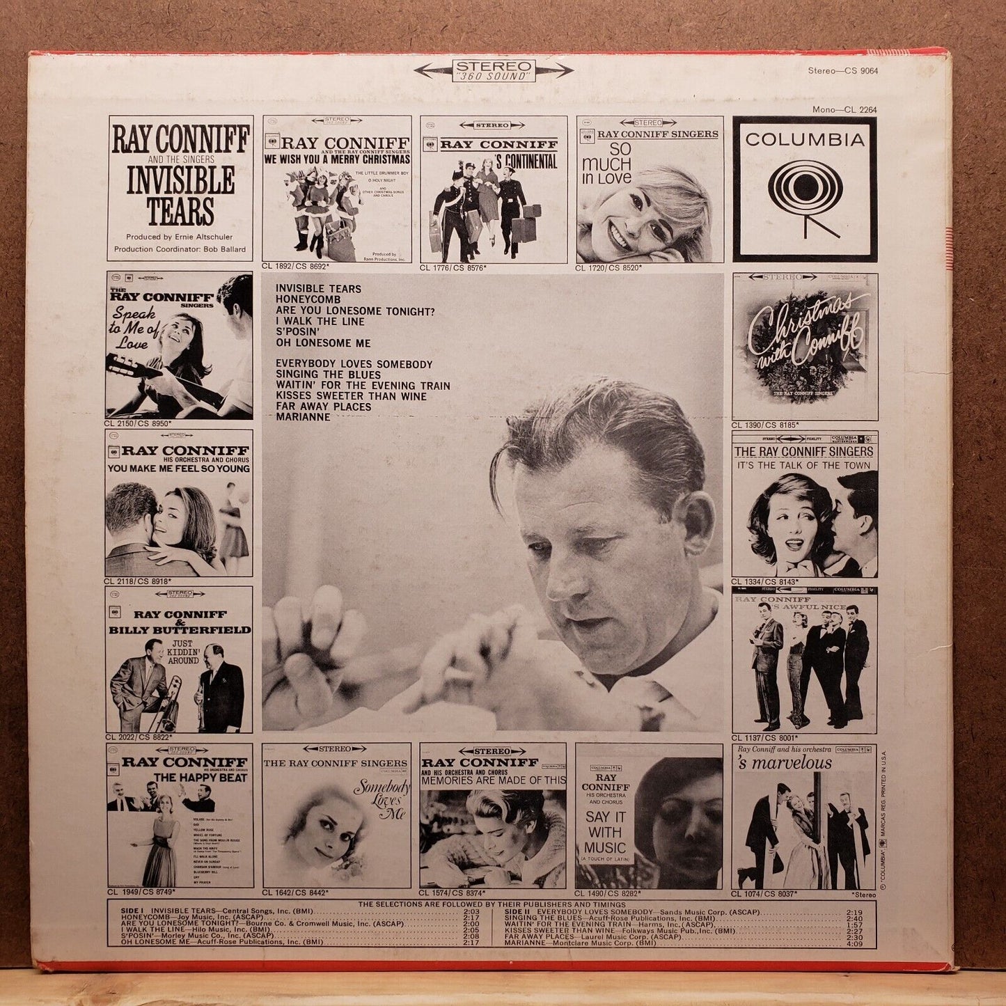 Ray Conniff - Invisible Tears - CS 9064 - Vinyl Record LP