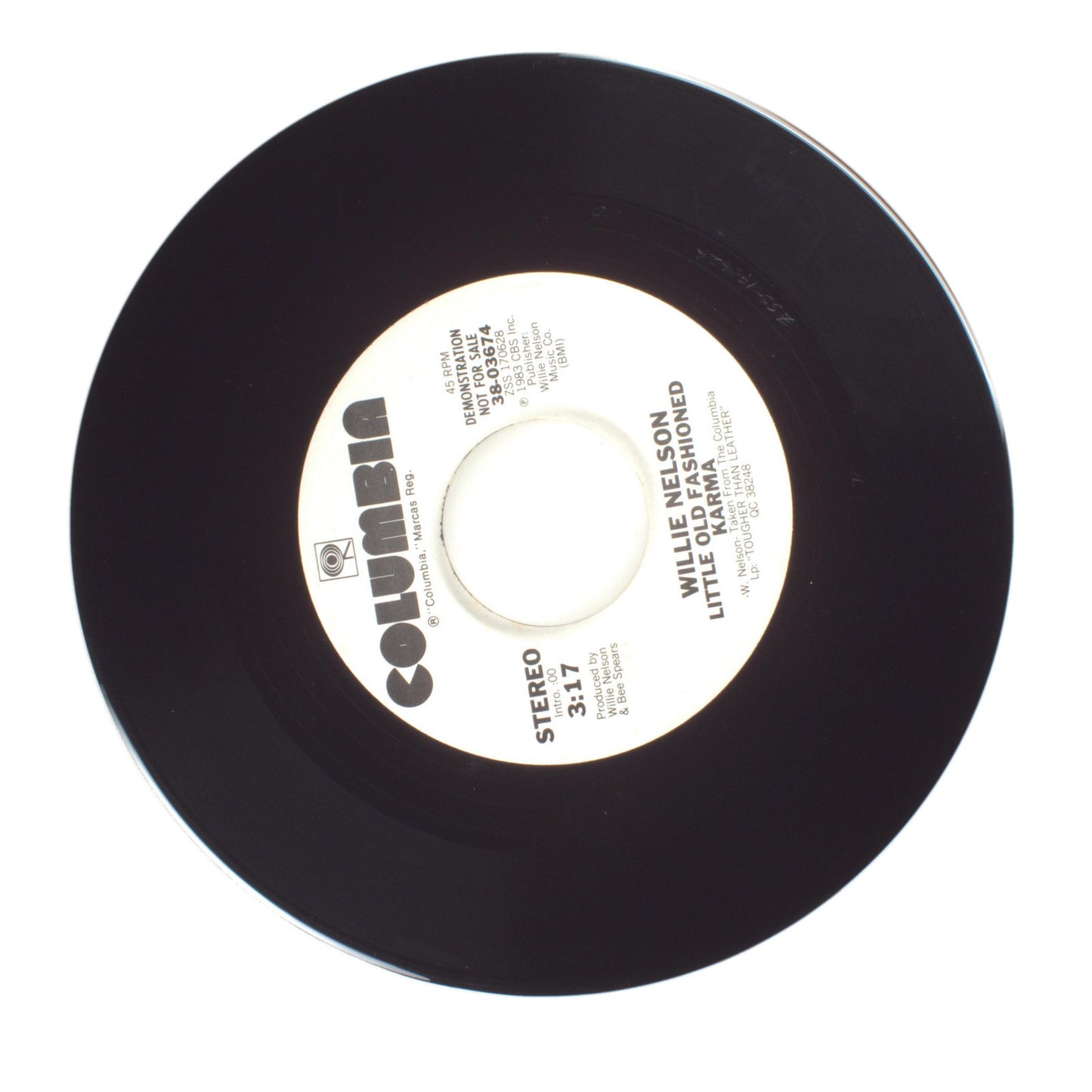 Willie Nelson - Little Old Fashioned Karma - Vinyl Record 45 RPM 7"