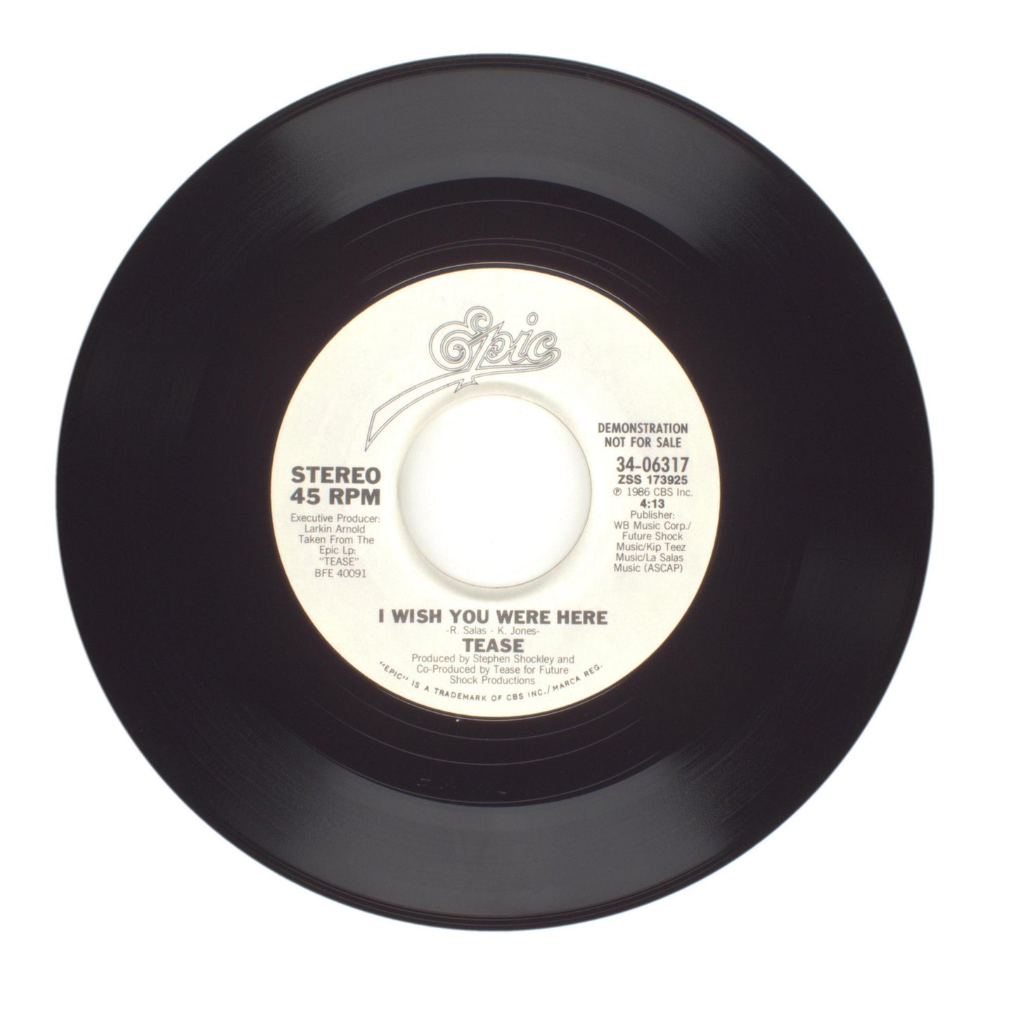 Tease - I Wish You Were Here - Vinyl Record 45 RPM 7"