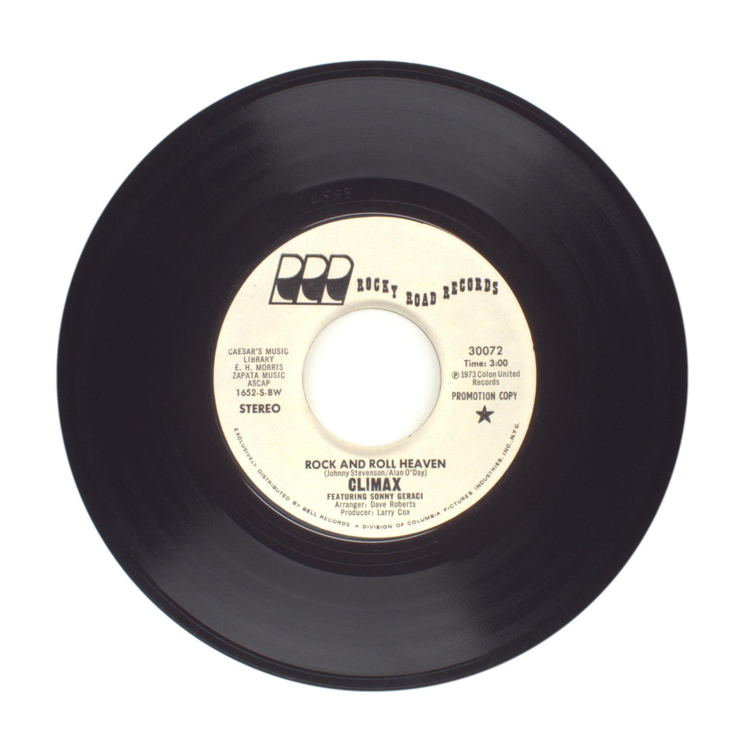 Climax - Rock and Roll Heaven - Vinyl Record 45 RPM 7"