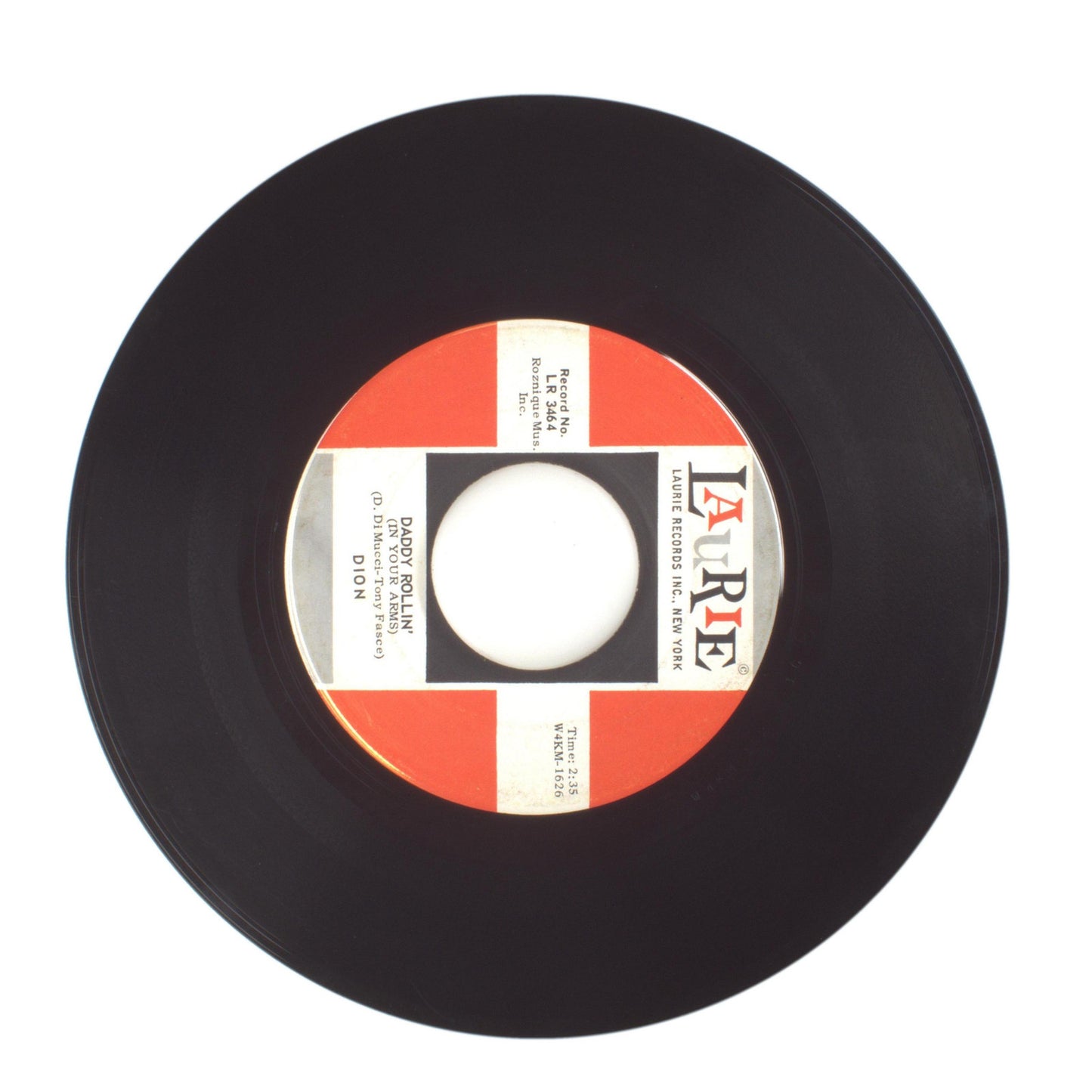 Dion - Daddy Rollin'; Abraham, Martin and John - Vinyl Record 45 RPM 7"