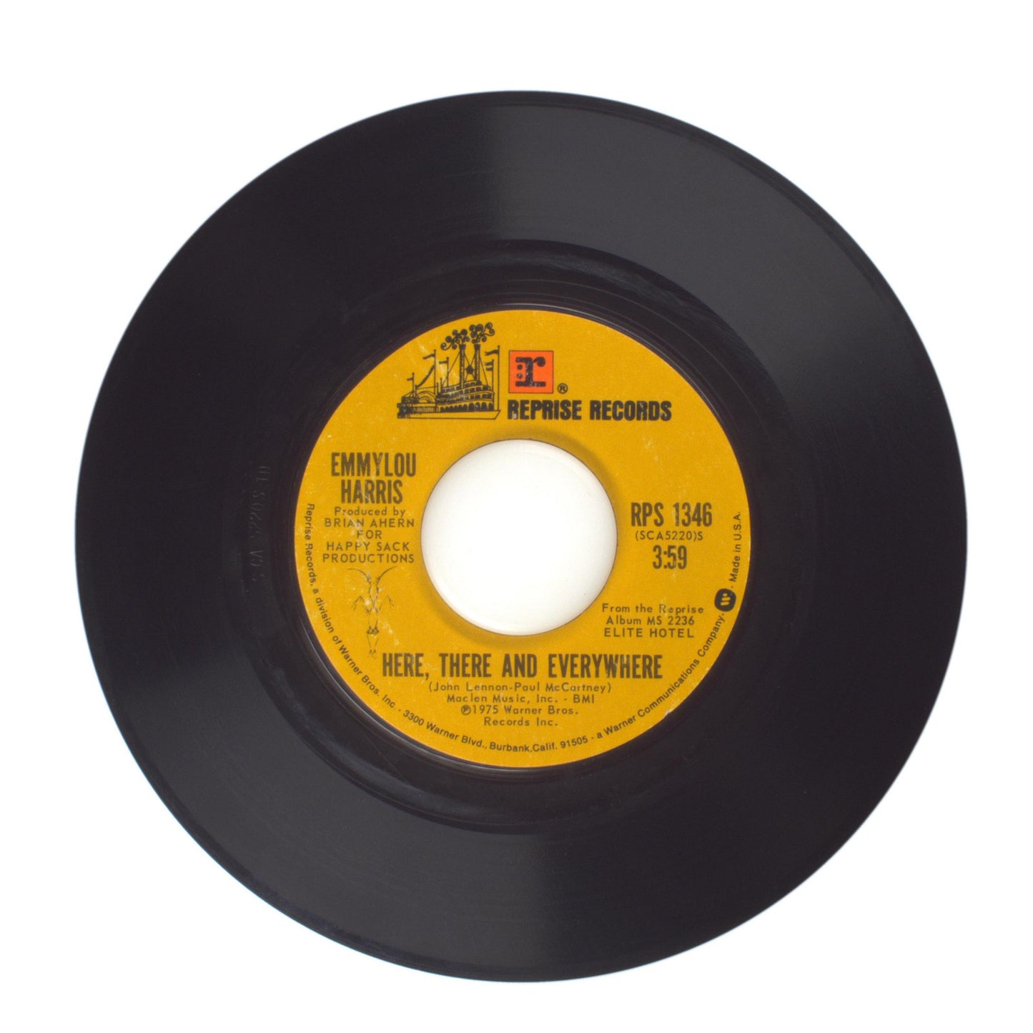 Emmylou Harris - Together Again; Here, There and Everywhere - Vinyl 45 RPM 7"