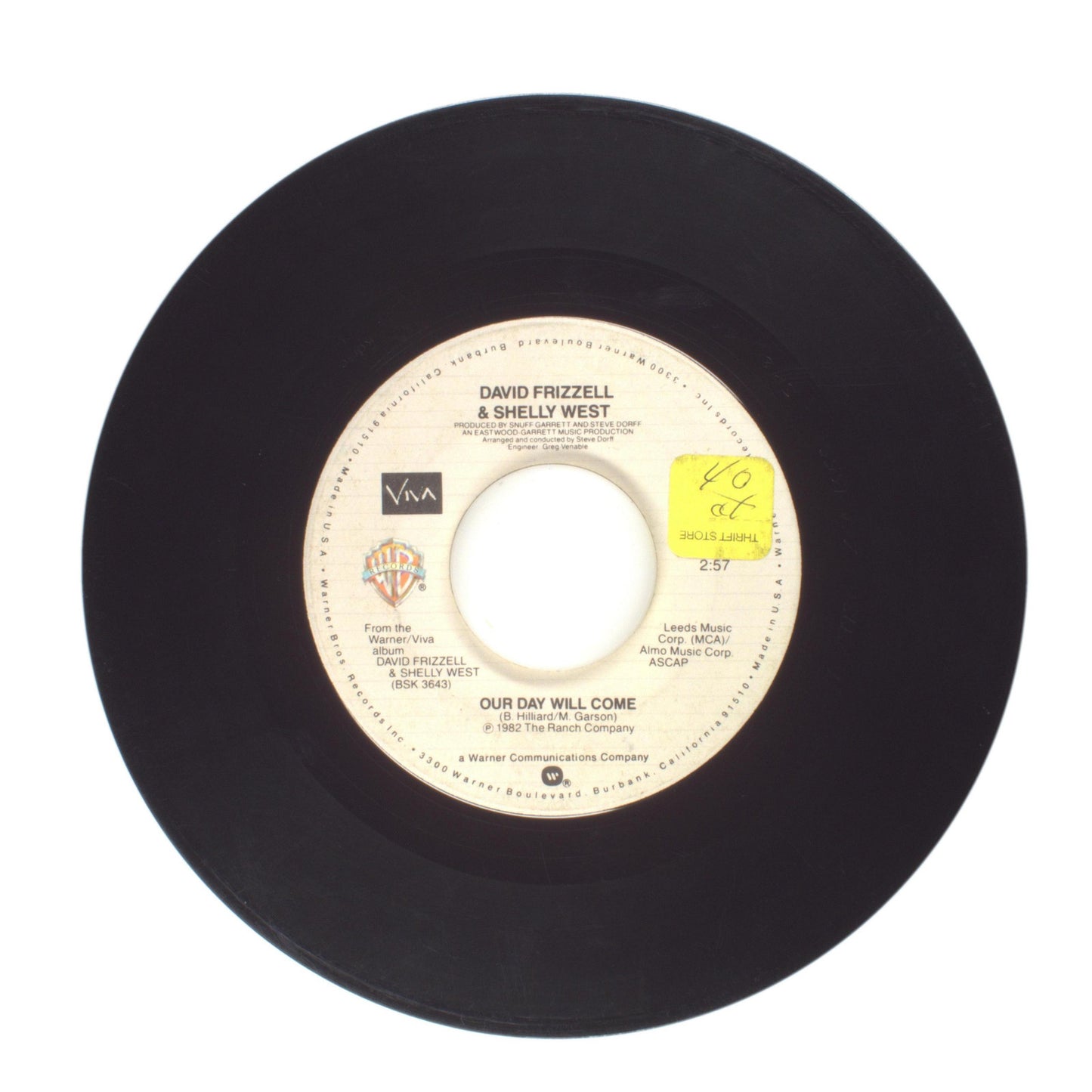 David Frizzell; Shelly West - I Just Came Here to Dance; Our Day Will Come - 45