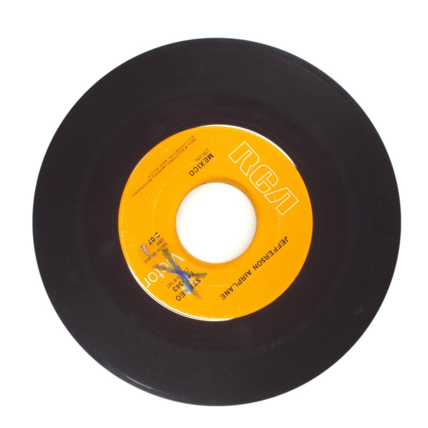 Jefferson Airplane - Have You Seen The Saucers; Mexico - Vinyl Record 45 RPM 7"