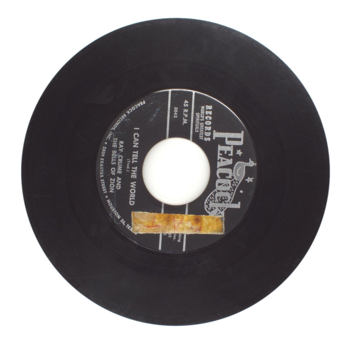 Ray Crume and The Bells of Zion - God Is Using Me; I Can Tell the World - 45 RPM